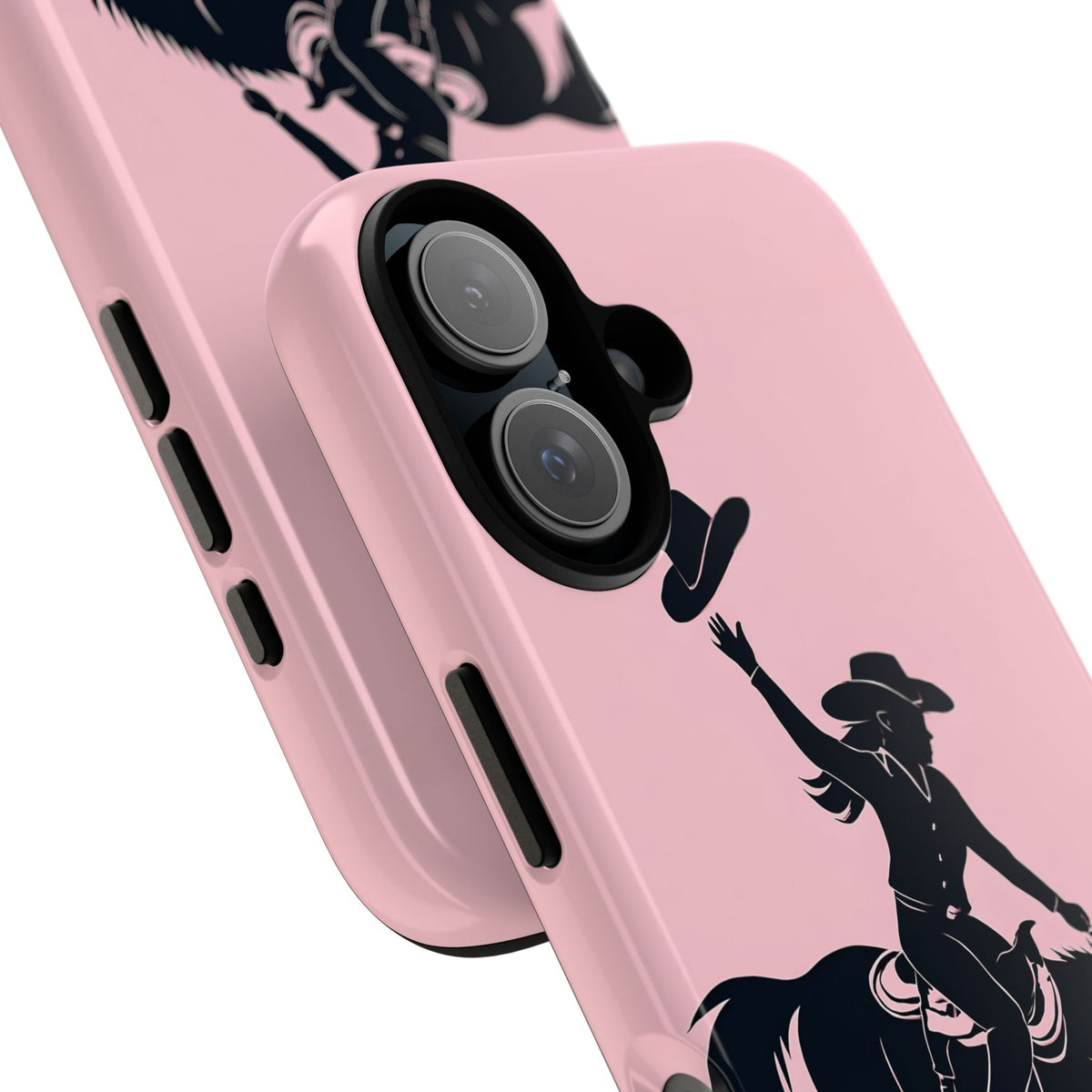 Rodeo Cowboy Tough Phone Case, Western Cowgirl Country Cover Compatible with iPhone 17, 16, 15, 14, 13, Galaxy, Google