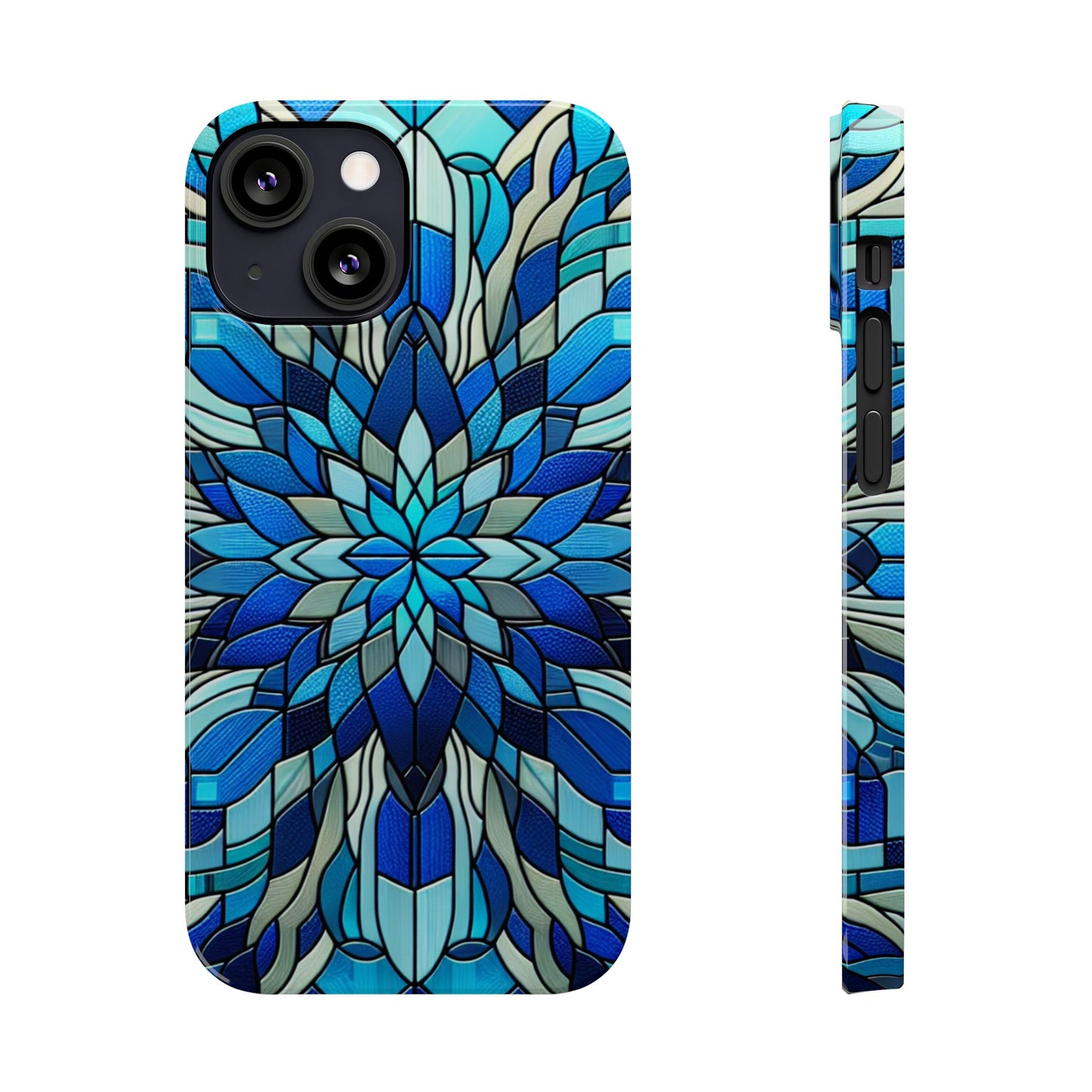 Vibrant Stained Glass Phone Cases - Artistic Cell Phone Cover, Unique Gift for Her, Phone Accessories, Holiday Present, Modern Decor