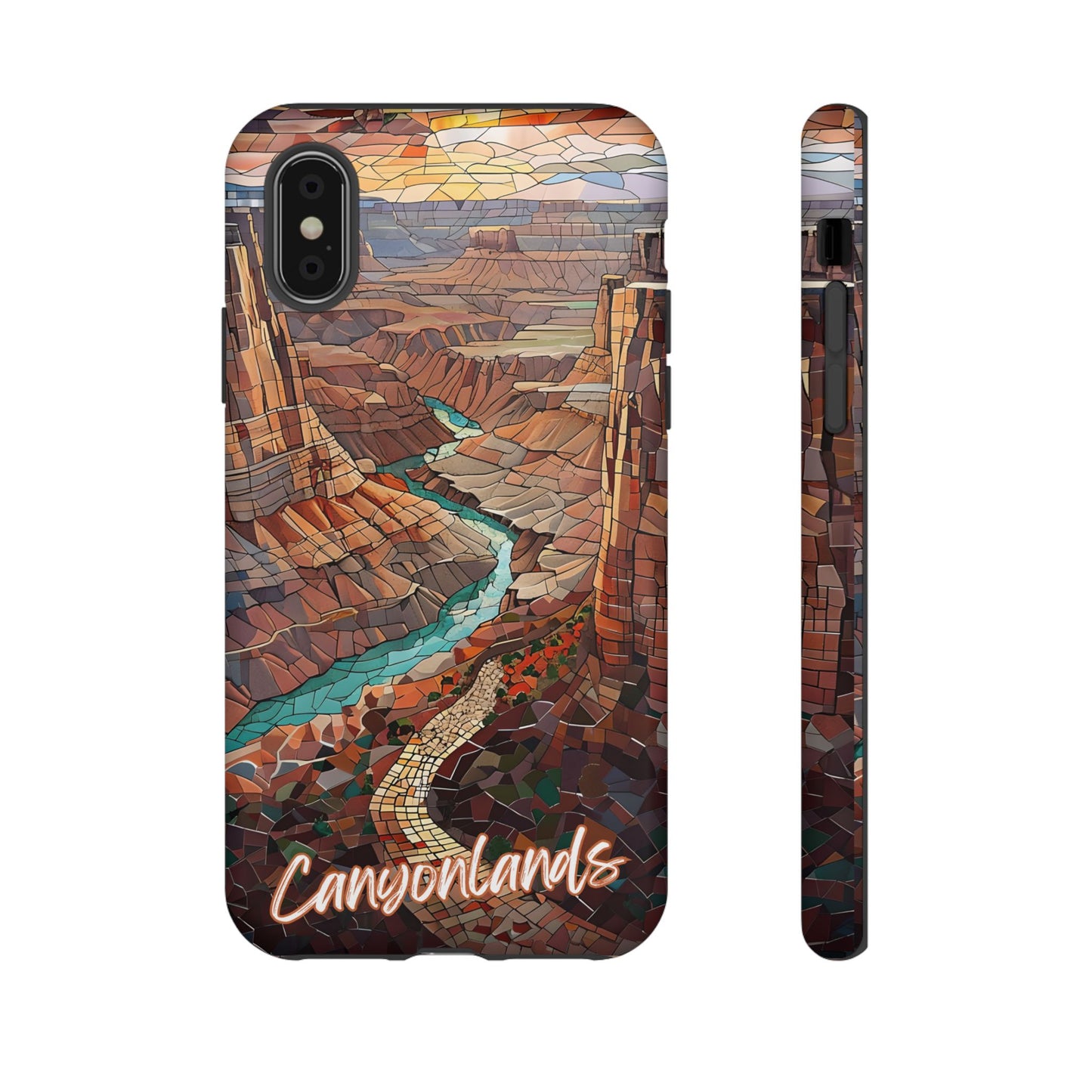 Canyonlands Mosaic Tough Phone Case - Red Rock Desert Vibes, National Park Aesthetic, Compatible with iPhone, Galaxy, and Google Phones