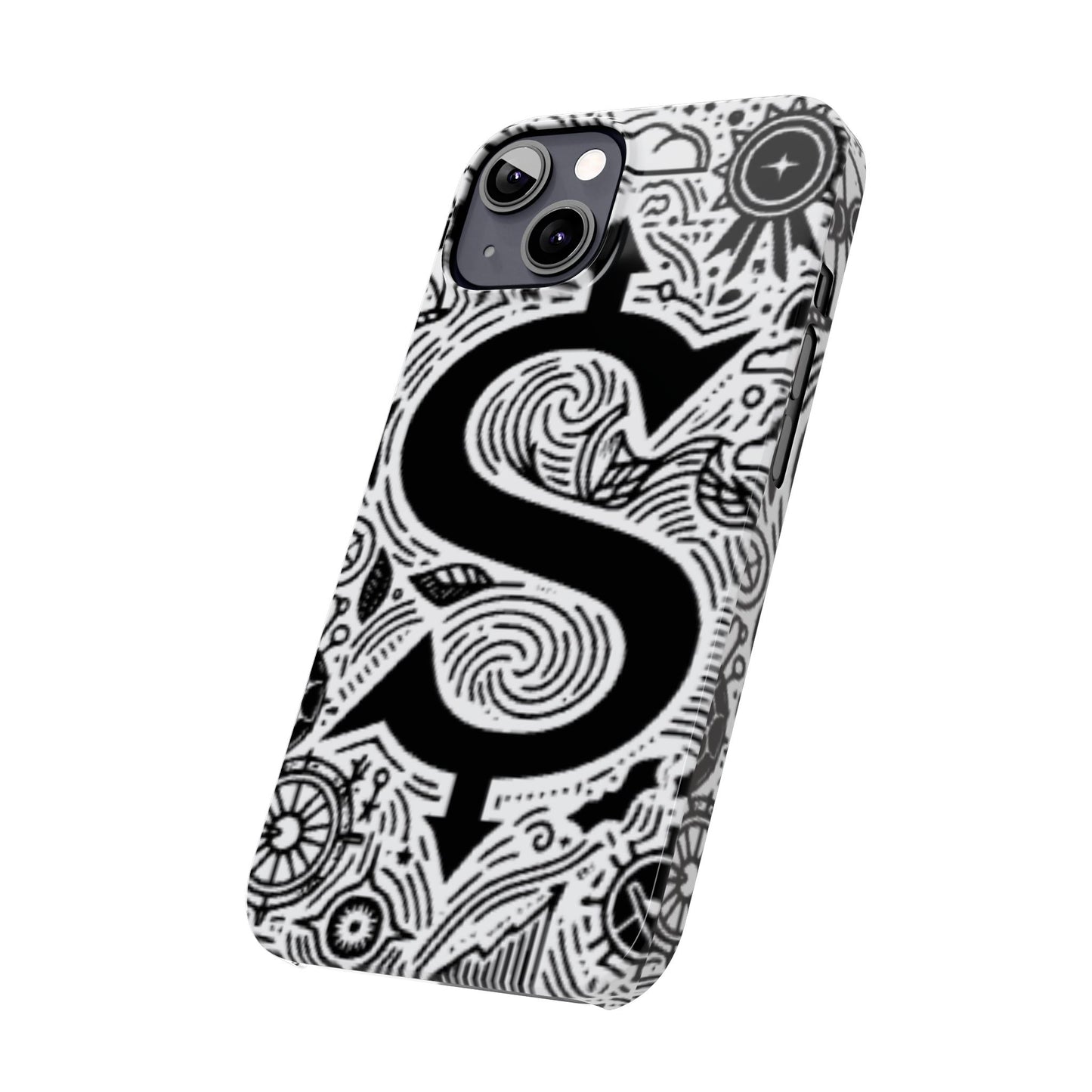 Sagittarius Zodiac Slim Phone Case, Astrology Gift for Her, Celestial Star Sign Cover, Compatible with iPhone 17, 16, 15, 14, 13