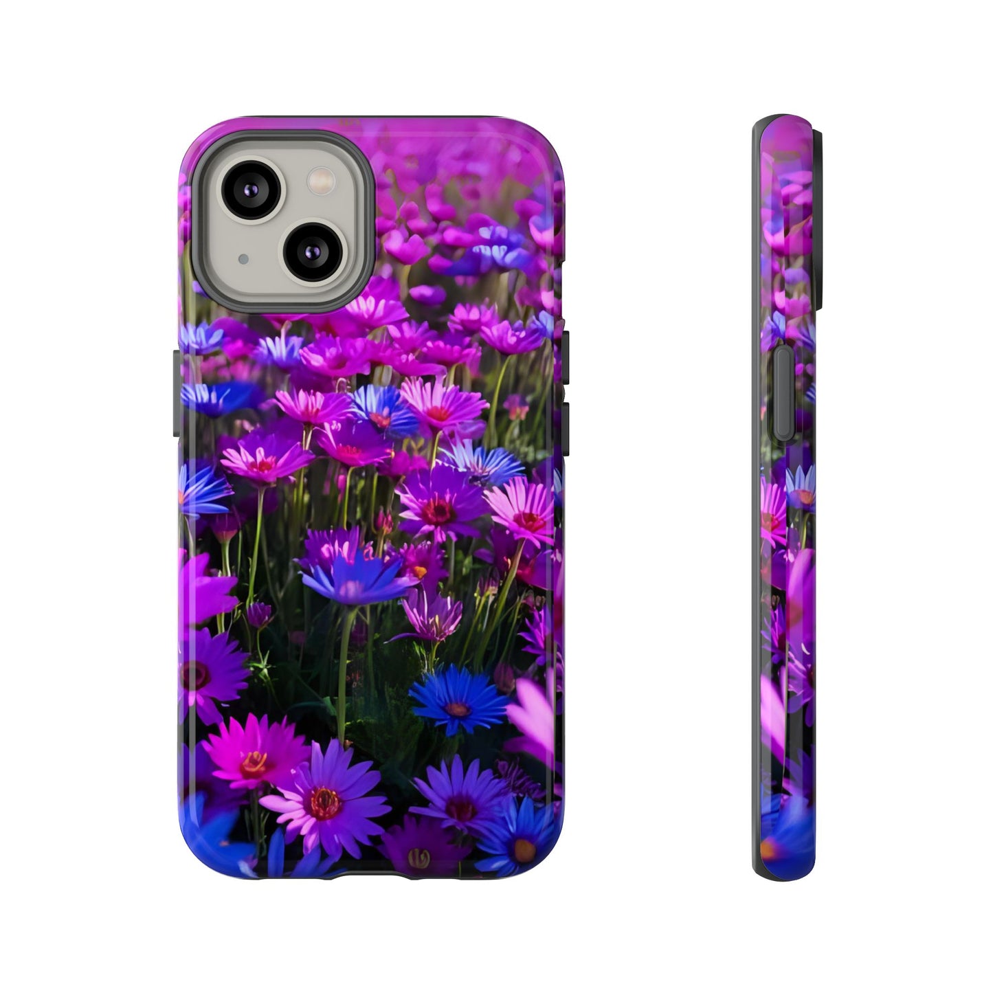 Wildflower Meadow Phone Case, Colorful Floral Garden Aesthetic, Vibrant Tough Phone Case, Compatible with iPhone, Galaxy, Google