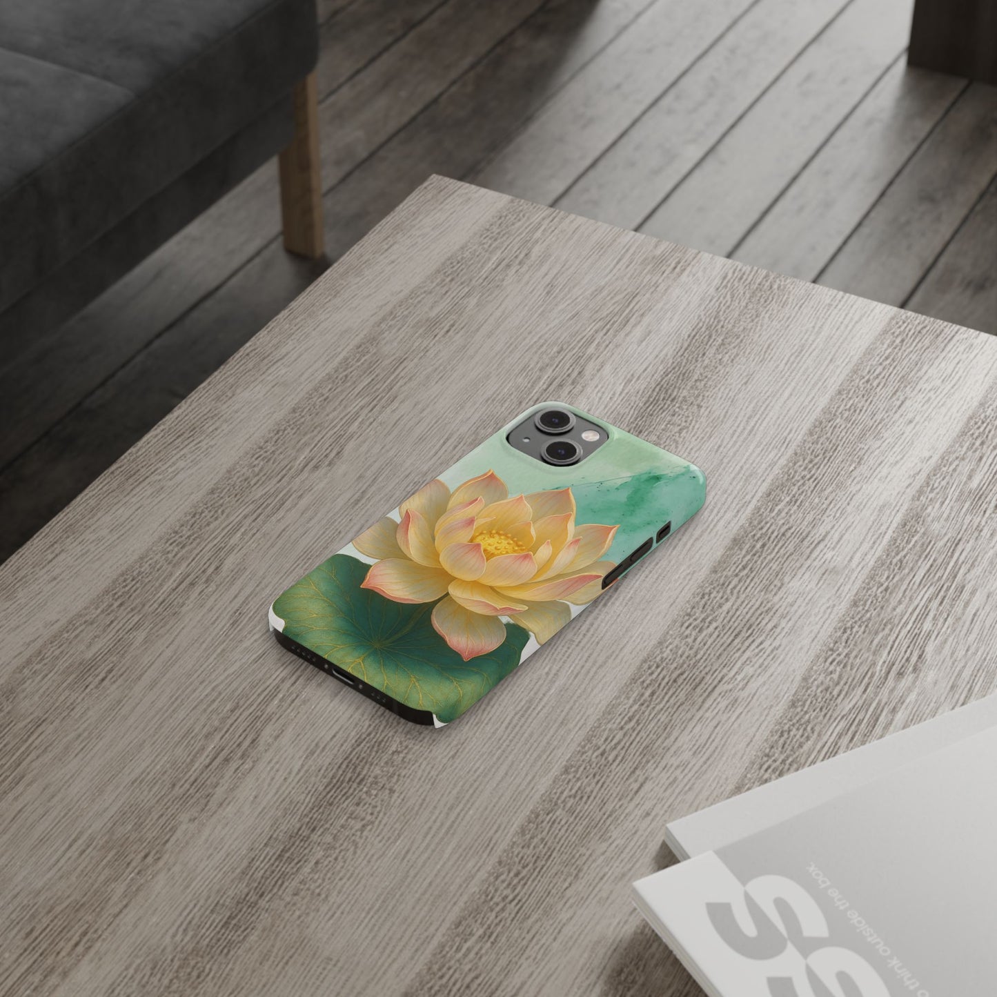 Lotus Blossom Slim Phone Cases, Floral Phone Covers, Nature-Inspired Accessories, Perfect Gift for Garden Lovers, Birthday Present