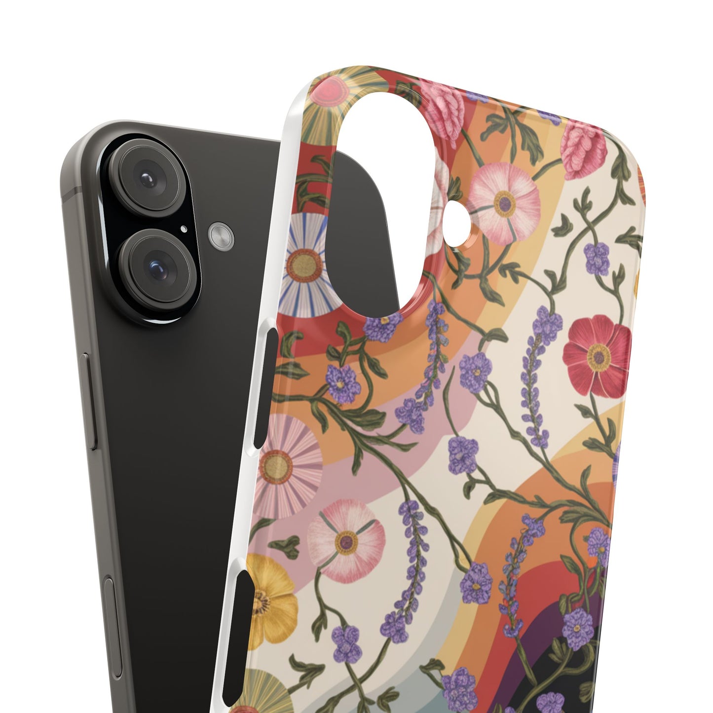 Floral Blossom Phone Case - Slim Case for Flower Lovers, Smartphone Cover, Gift for Her, Trendy Floral Design, Boho Chic Accessory