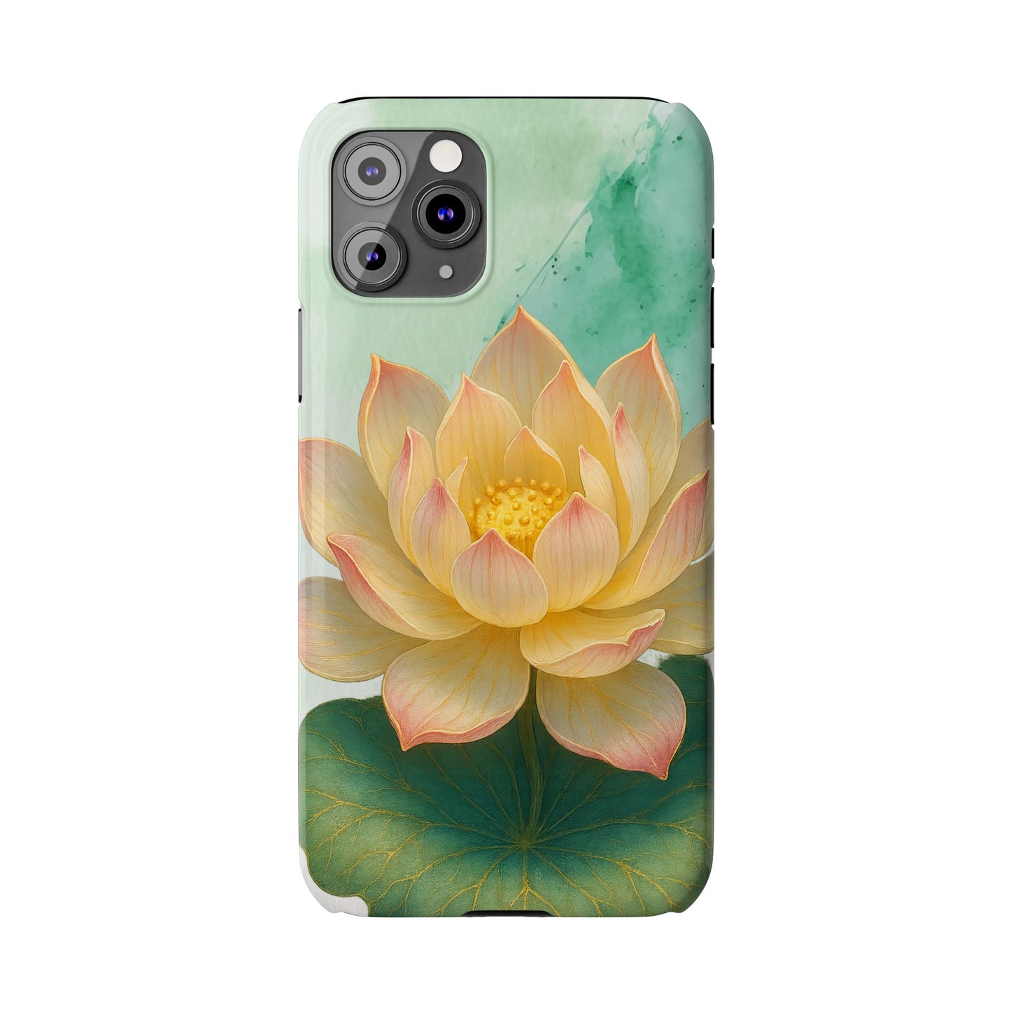 Lotus Blossom Slim Phone Cases, Floral Phone Covers, Nature-Inspired Accessories, Perfect Gift for Garden Lovers, Birthday Present