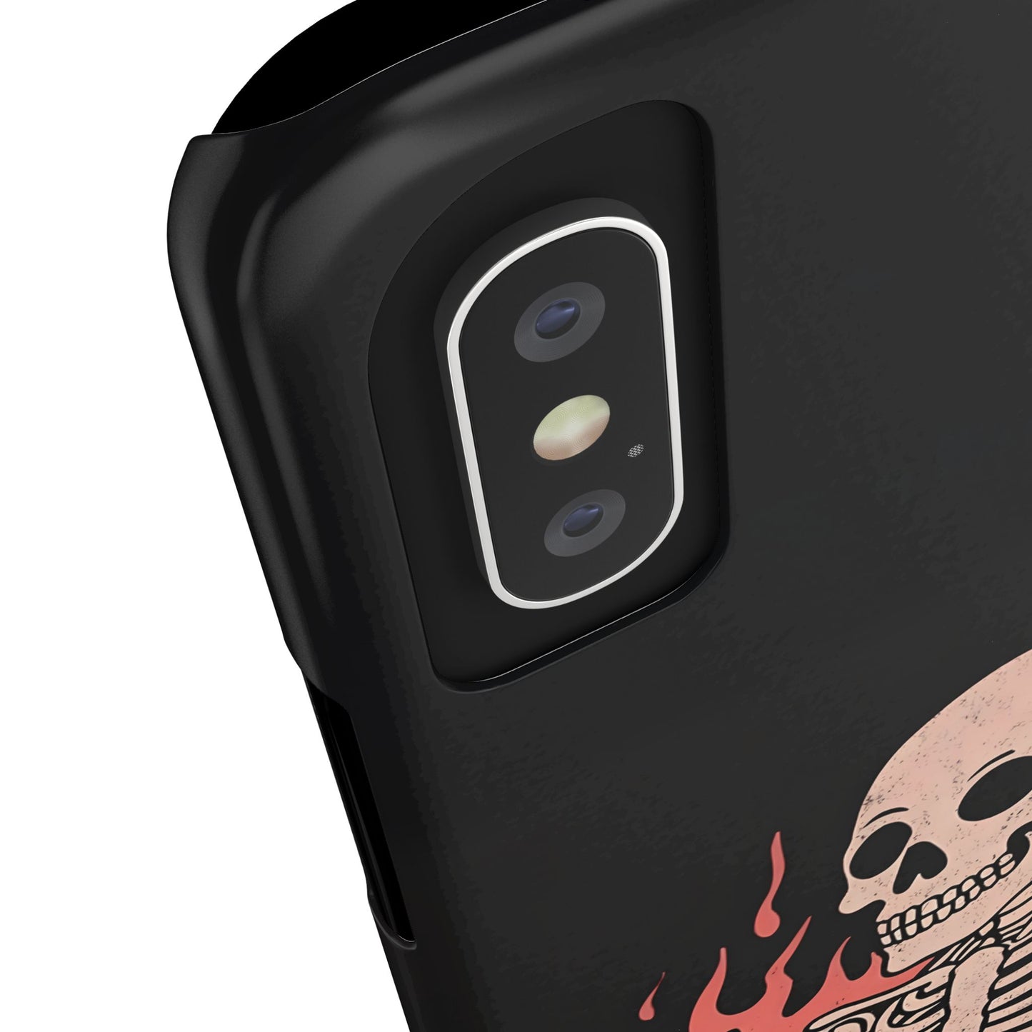 Skeleton It's Fine Phone Case, Slim Phone Cover, Halloween Gift, Gothic Style, Quirky Phone Accessories, Unique Slim Cases