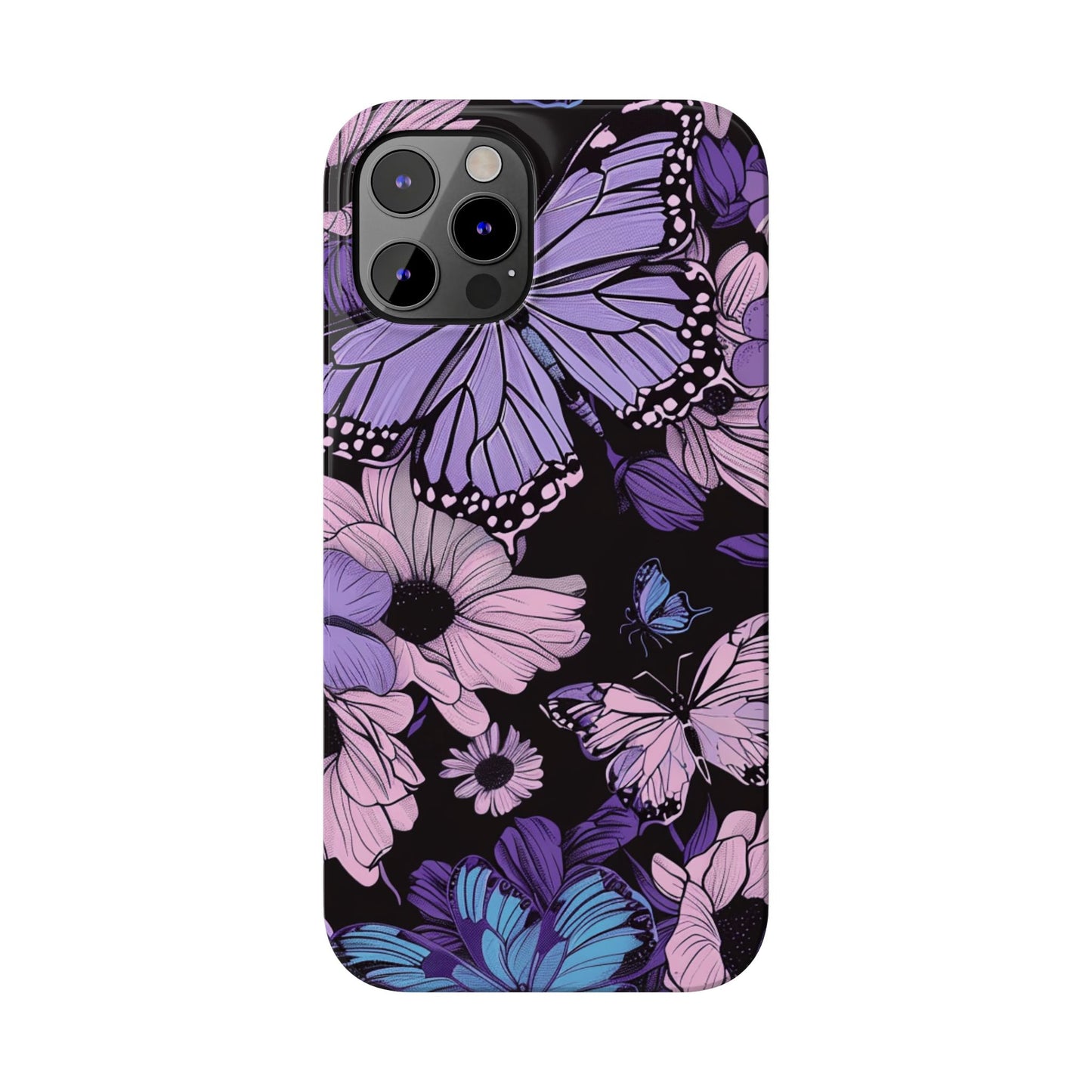Butterfly Floral Phone Case | Slim Phone Cases for Nature Lovers, Floral Gifts, Trendy Accessories, Spring Vibes, Unique Phone Cover