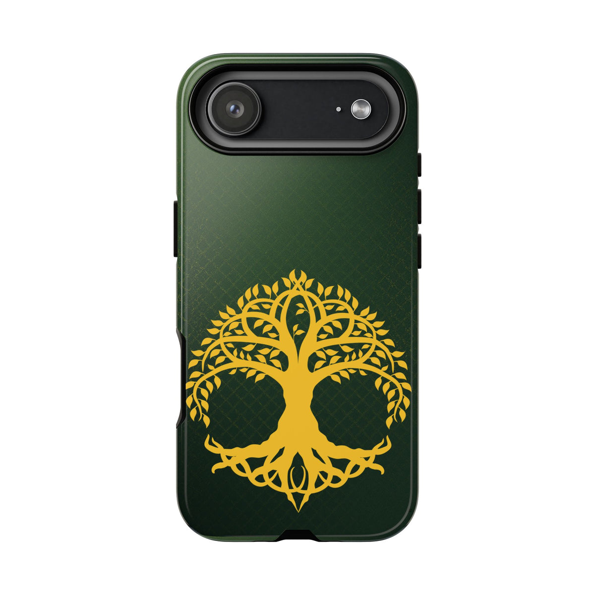 Celtic Tree of Life Tough Phone Case Emerald Gold Irish Symbol Cover iPhone 17 16 15 14 13 Galaxy Google