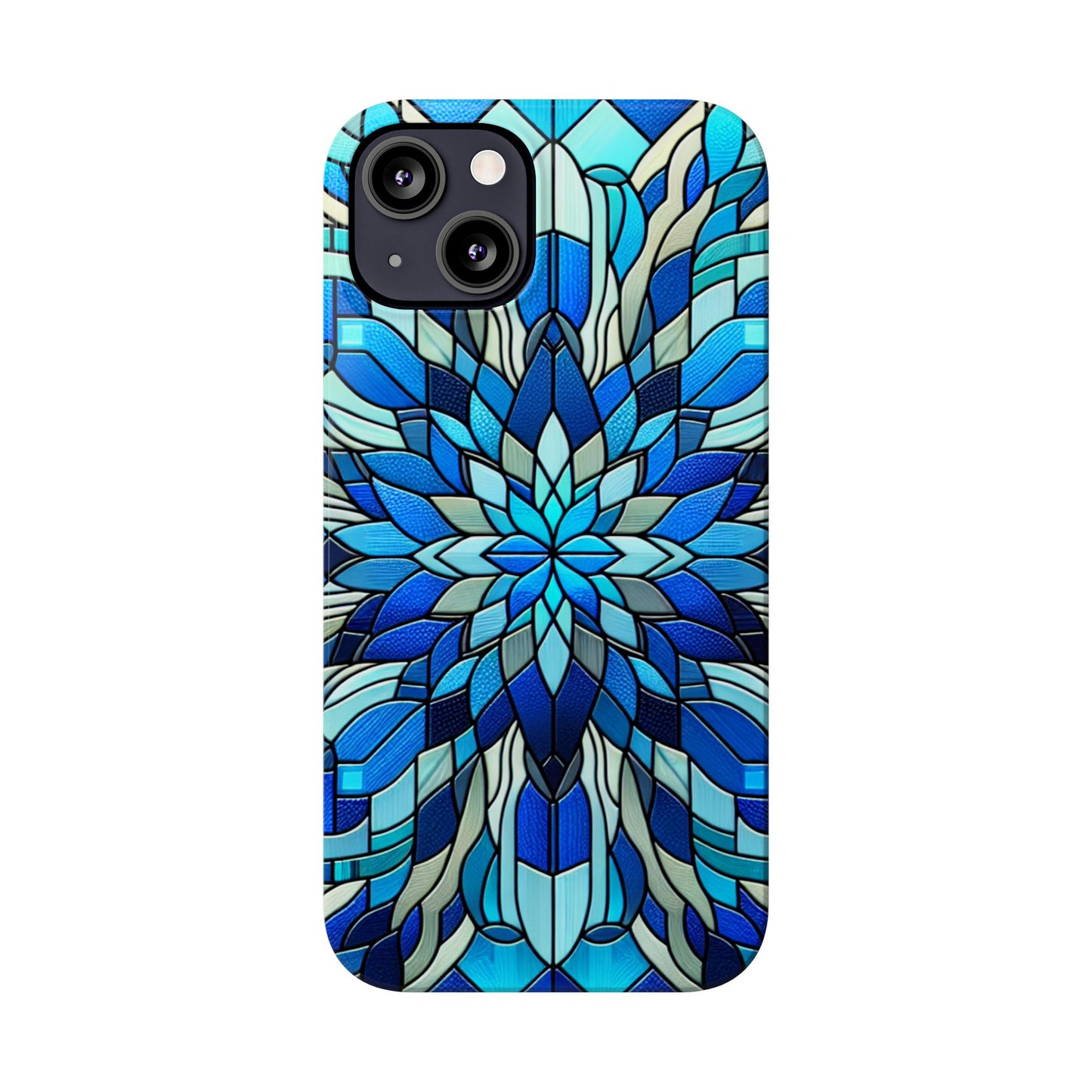 Vibrant Stained Glass Phone Cases - Artistic Cell Phone Cover, Unique Gift for Her, Phone Accessories, Holiday Present, Modern Decor