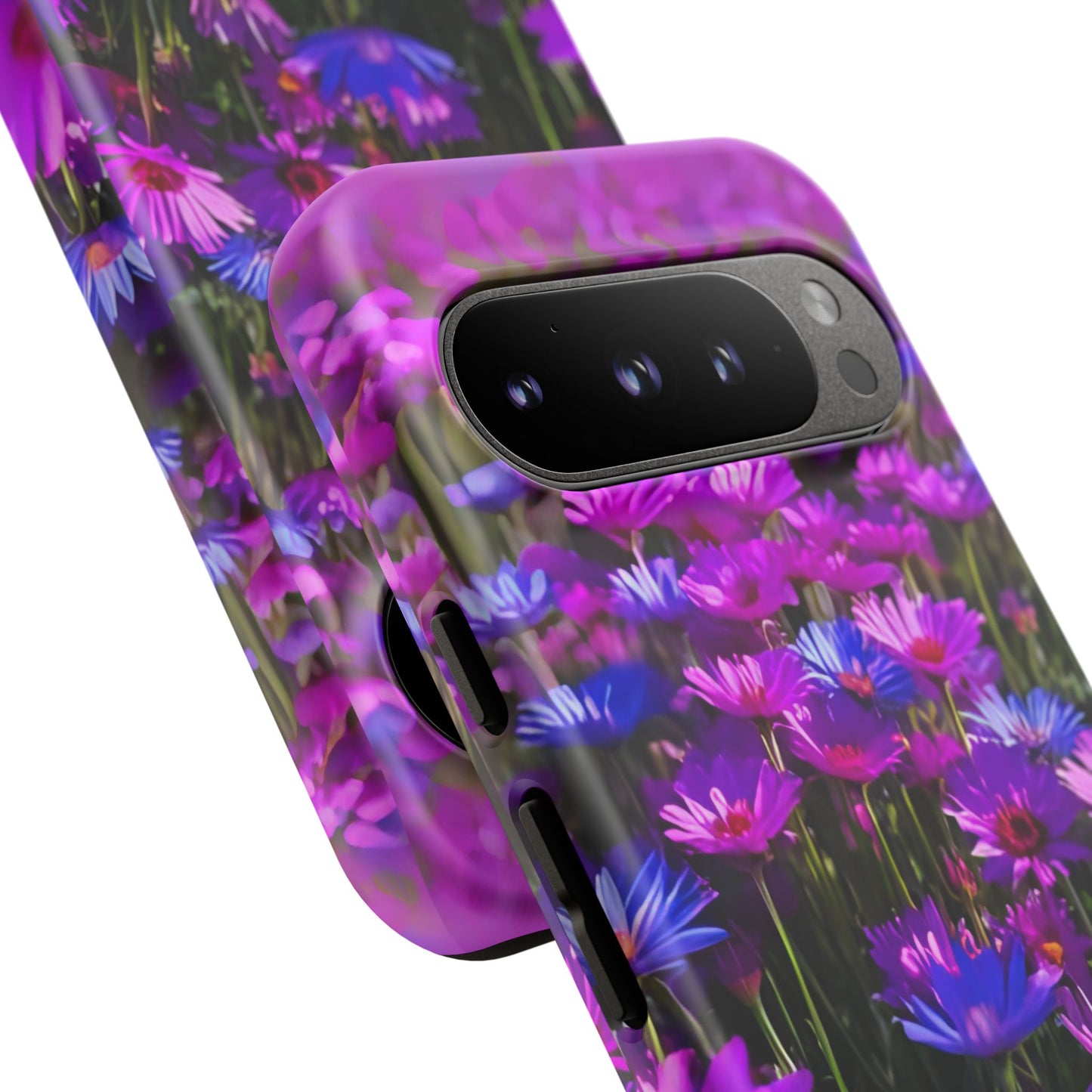 Wildflower Meadow Phone Case, Colorful Floral Garden Aesthetic, Vibrant Tough Phone Case, Compatible with iPhone, Galaxy, Google