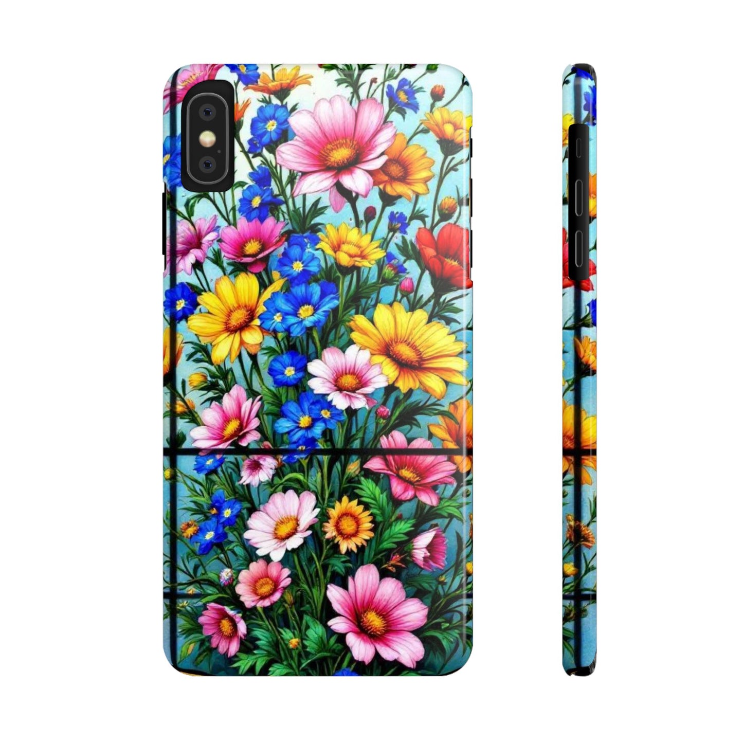Vibrant Floral Slim Phone Cases | Cute Phone Cover Gifts for Nature Lovers, Spring Decor, Birthday or Holiday Gifts, Flower Design