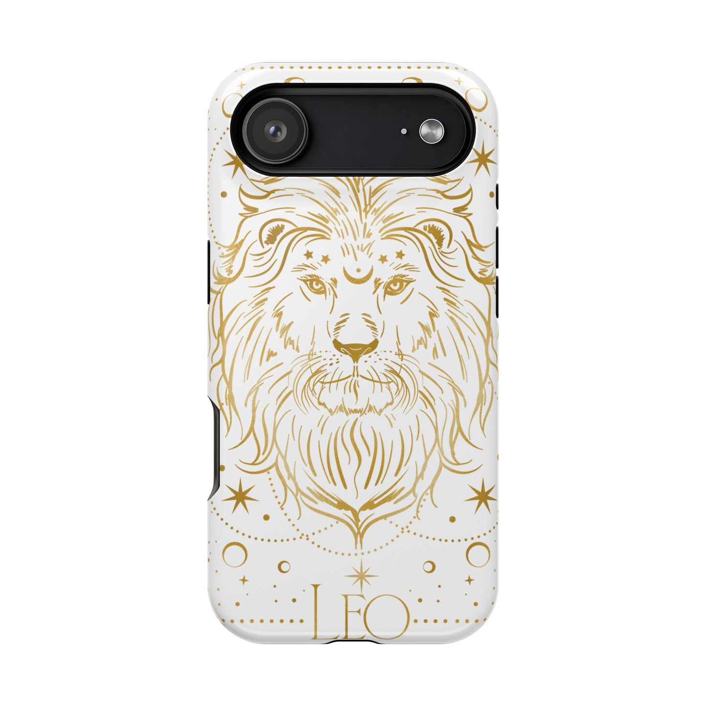 Leo Zodiac Magnetic Phone Case, Astrology Gift for Her, Celestial Star Sign Cover, Compatible with iPhone 17, 16, 15, 14, 13