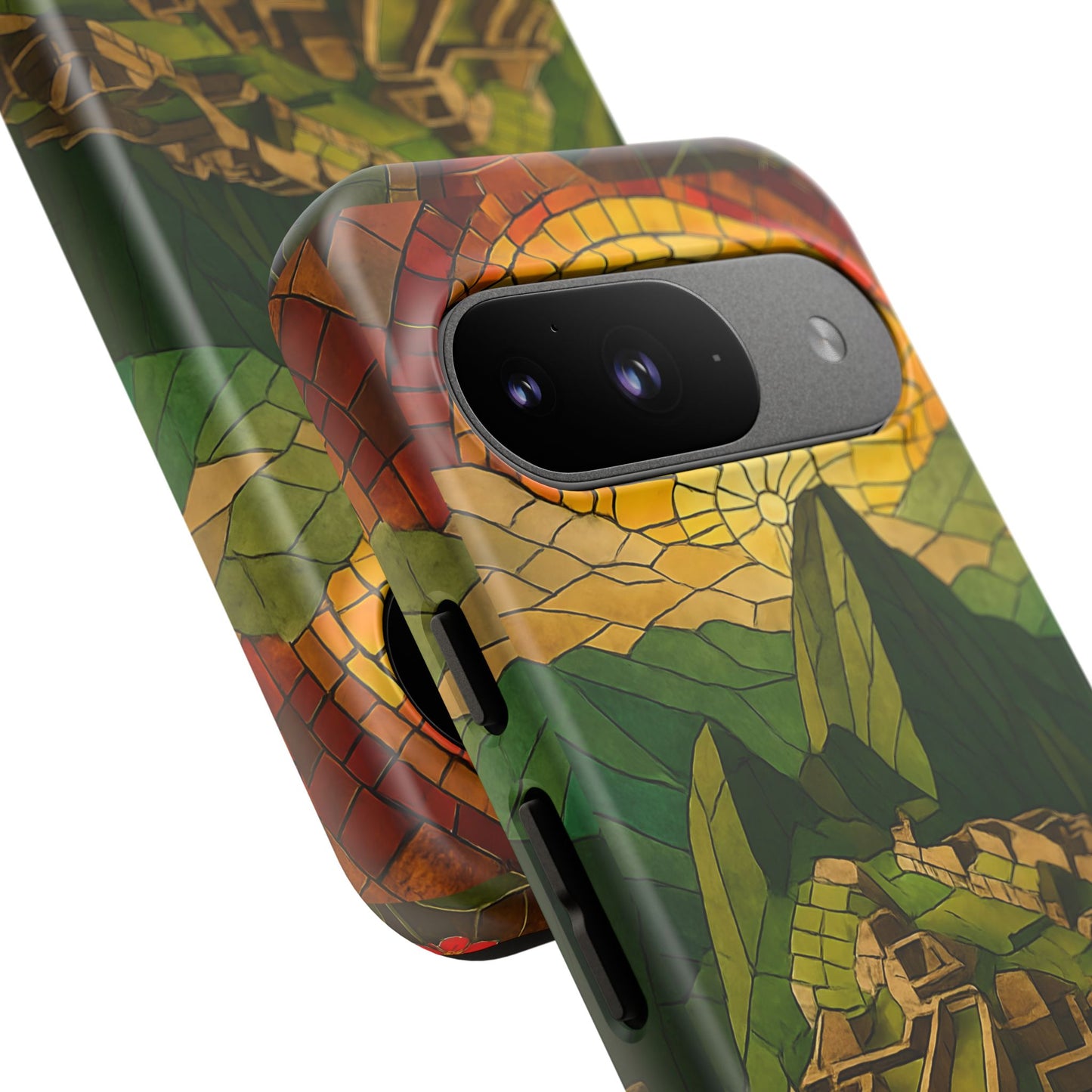 Inca Ruins Tough Phone Case - Machu Picchu Landmark Design, Historic Peru Travel Aesthetic Compatible with iPhone, Galaxy, and Google Phones