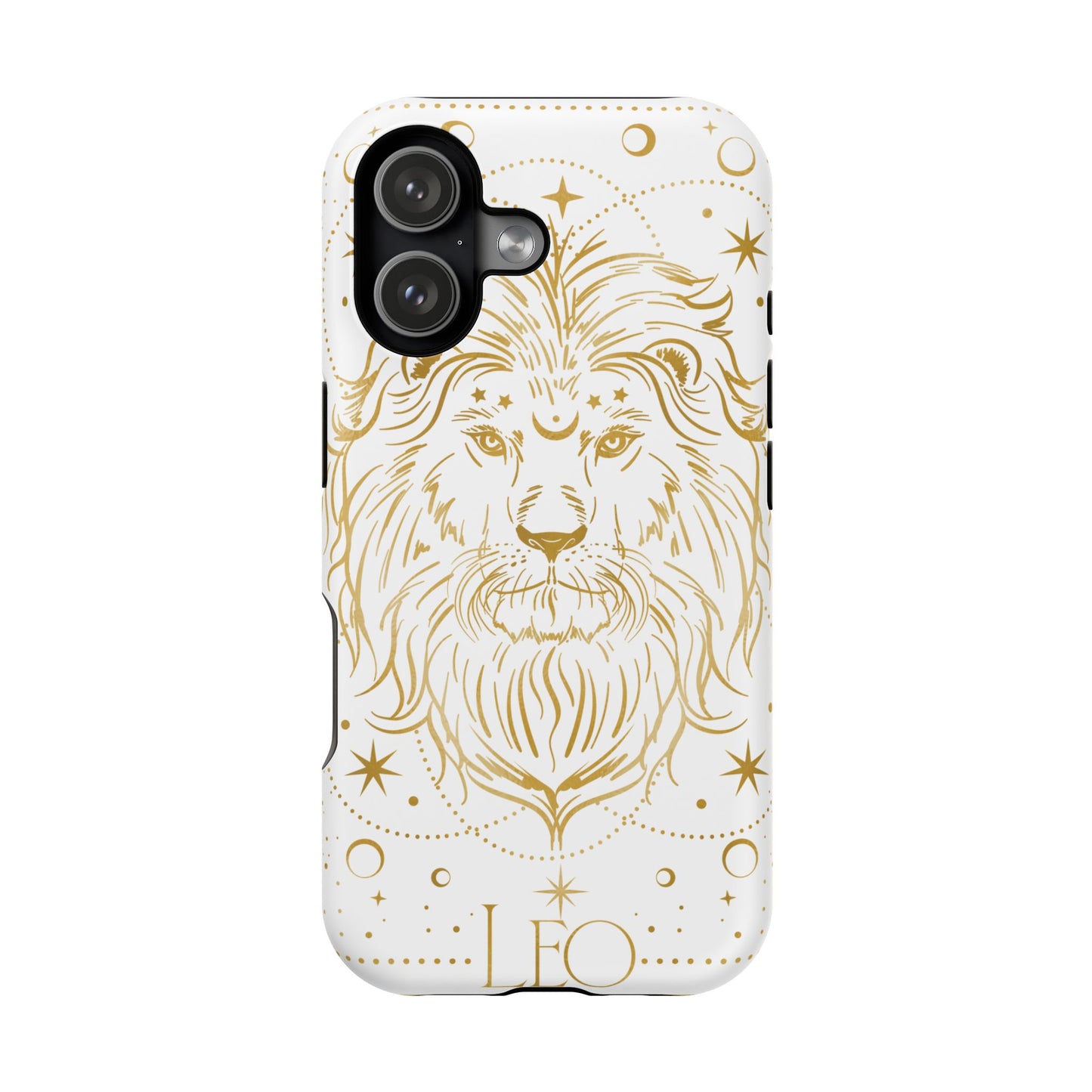 Leo Zodiac Magnetic Phone Case, Astrology Gift for Her, Celestial Star Sign Cover, Compatible with iPhone 17, 16, 15, 14, 13