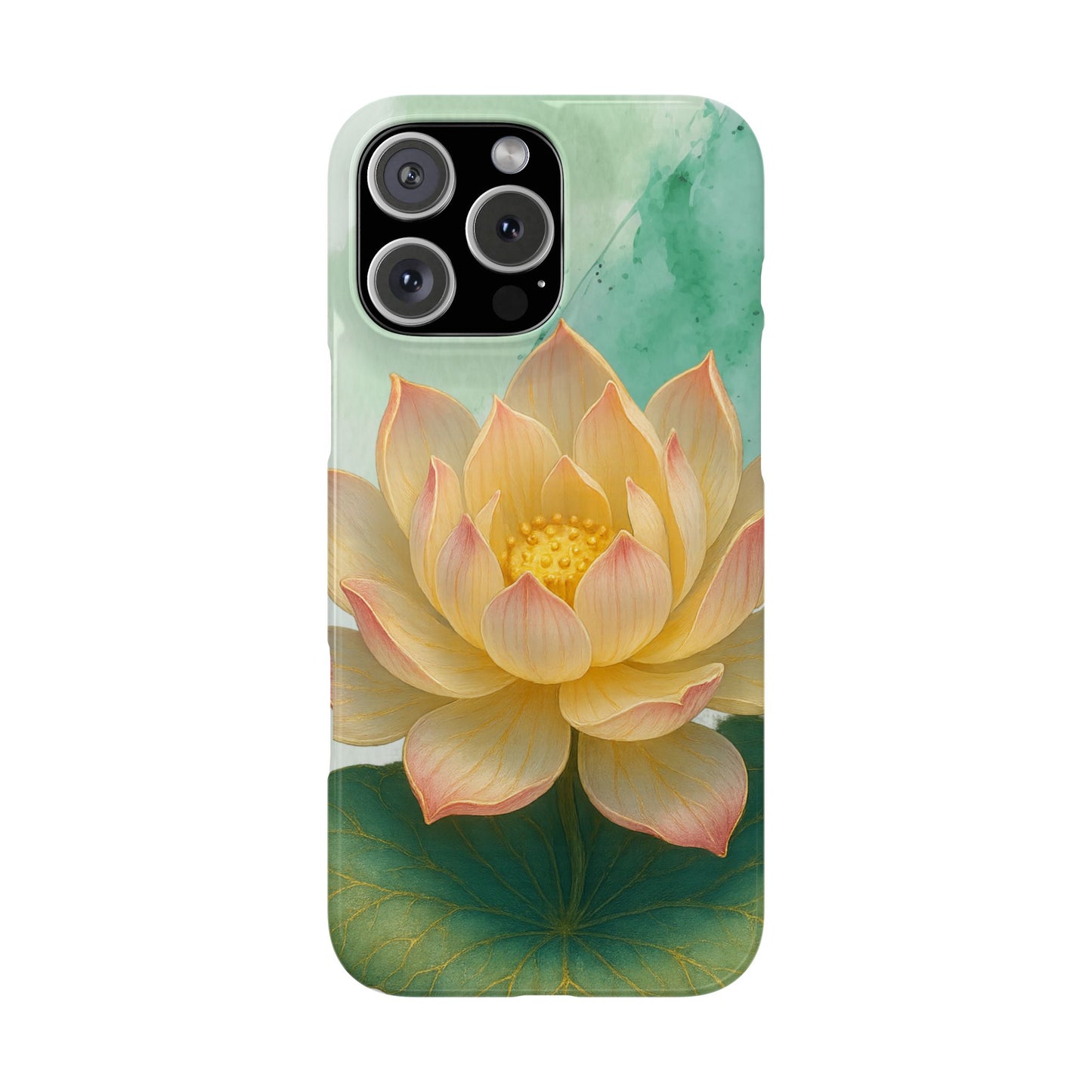 Lotus Blossom Slim Phone Cases, Floral Phone Covers, Nature-Inspired Accessories, Perfect Gift for Garden Lovers, Birthday Present