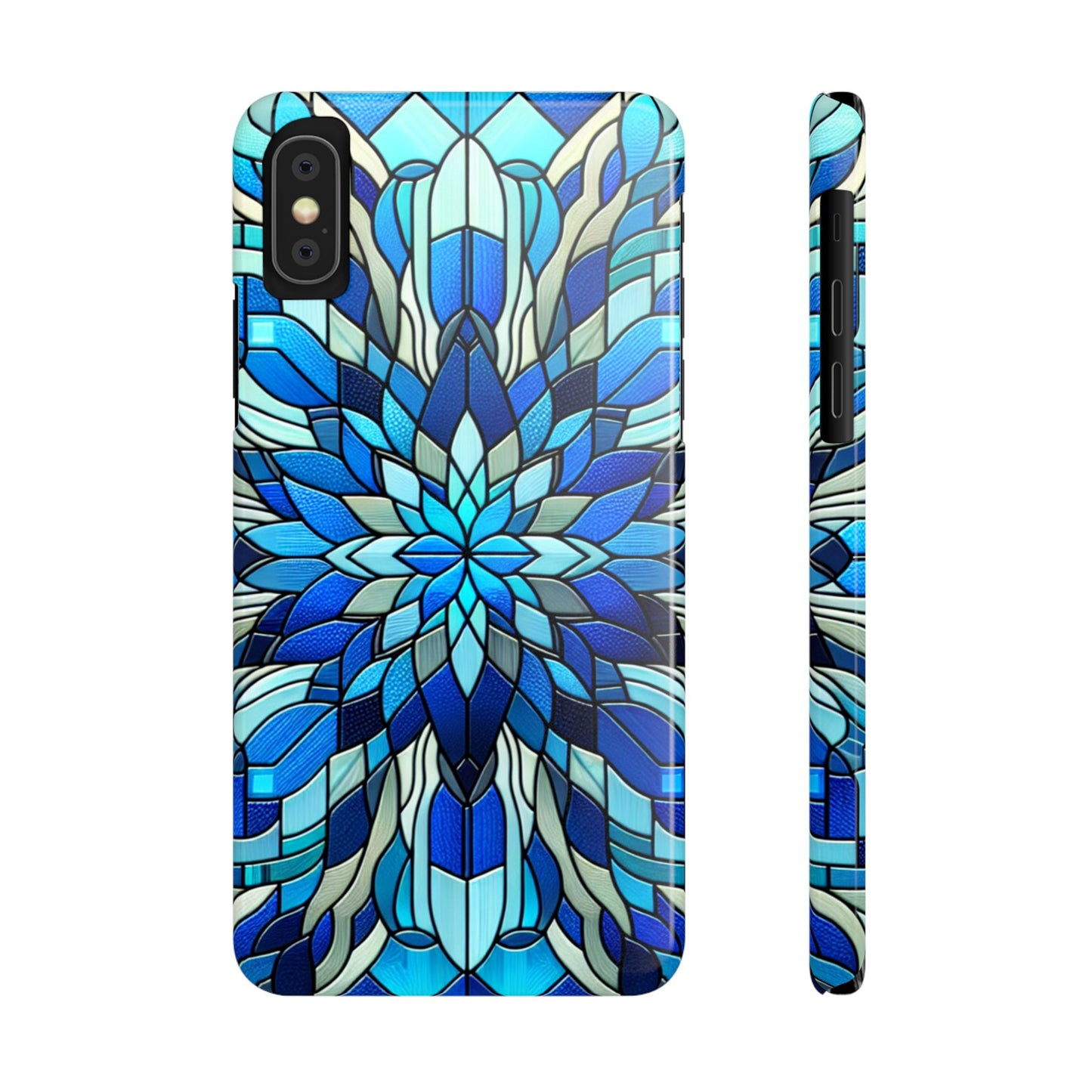 Vibrant Stained Glass Phone Cases - Artistic Cell Phone Cover, Unique Gift for Her, Phone Accessories, Holiday Present, Modern Decor