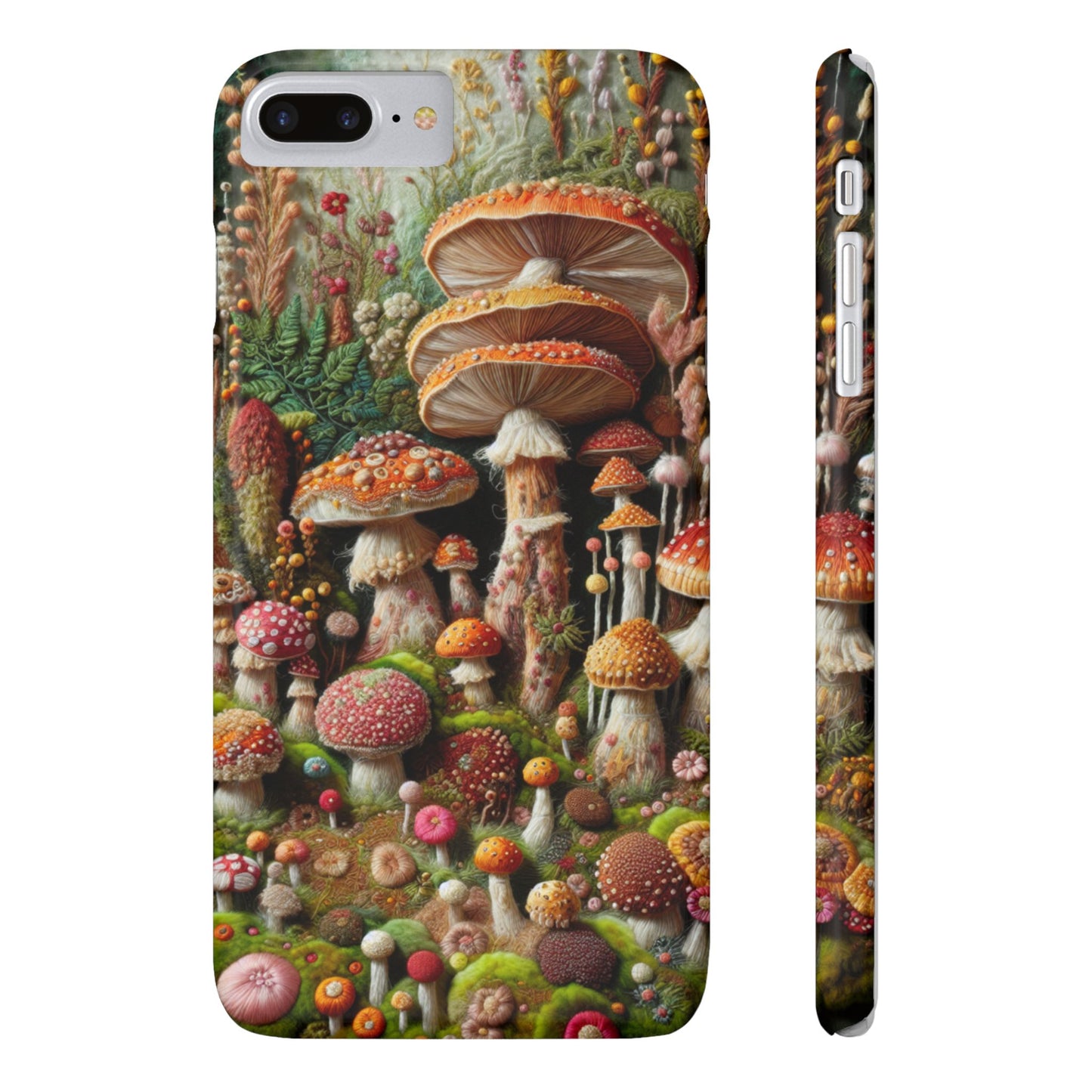 Whimsical Mushroom Slim Phone Cases - Fun, Nature-Inspired, Unique Accessories for Adorable Gift Ideas, Cute Phone Protection, [...]