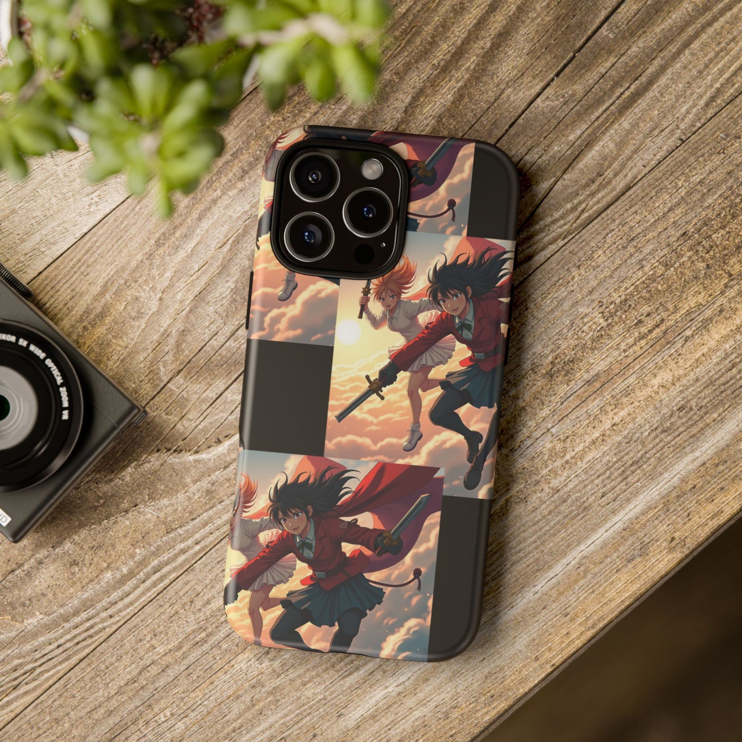 Anime Girl Phone Case, iPhone, Google Pixel and Galaxy, Cool Anime Case for Teens, Otaku Gift, Fantasy Art Aesthetic Phone Cover