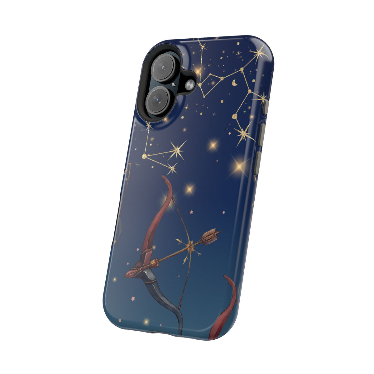 Sagittarius Zodiac Magnetic Phone Case, Astrology Gift for Her, Celestial Star Sign Cover, Compatible with iPhone 17, 16, 15, 14, 13