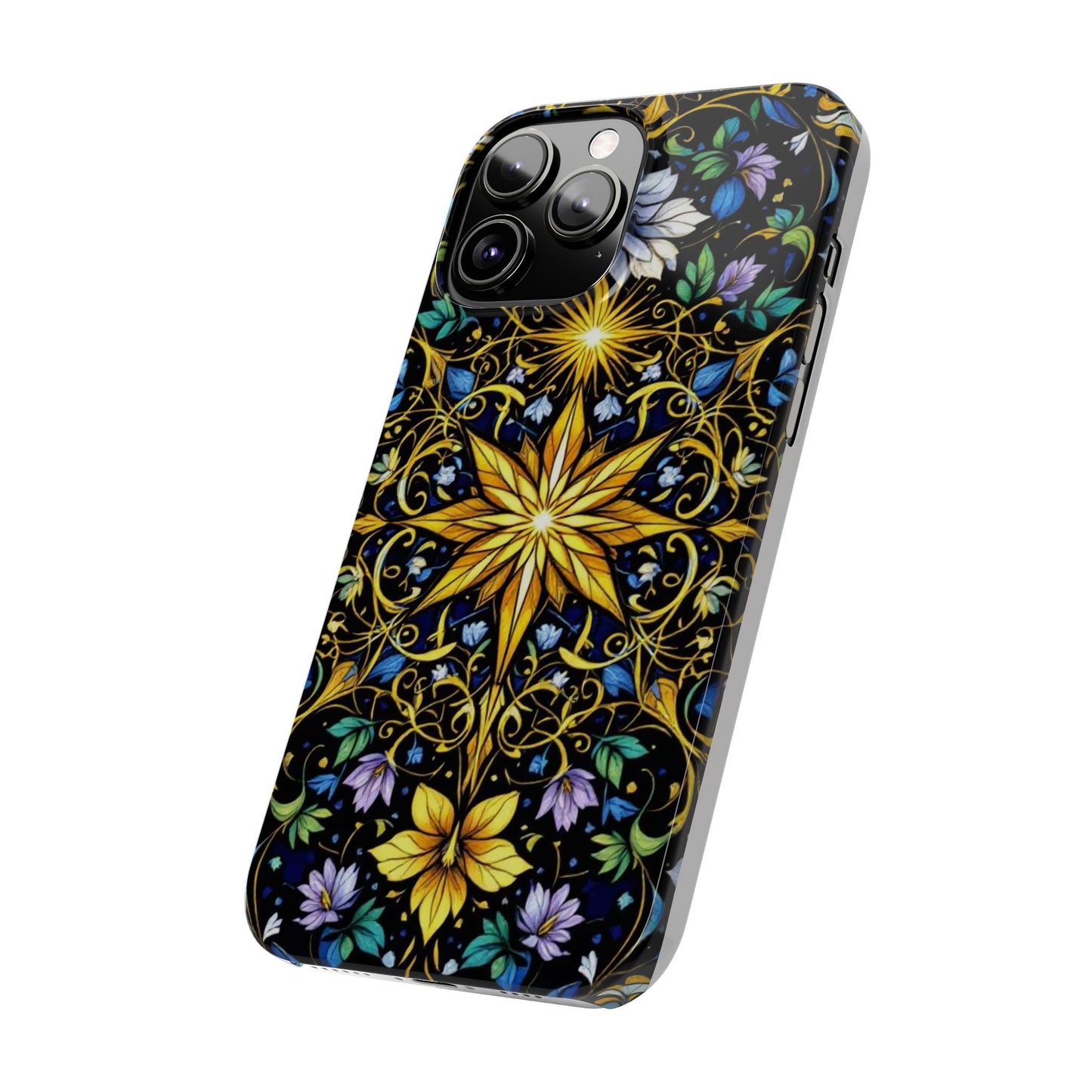 Elegant Floral Phone Case - Slim Phone Cases, Artistic Cases for Nature Lovers, Gift for Birthdays, Holidays, Spring Decor