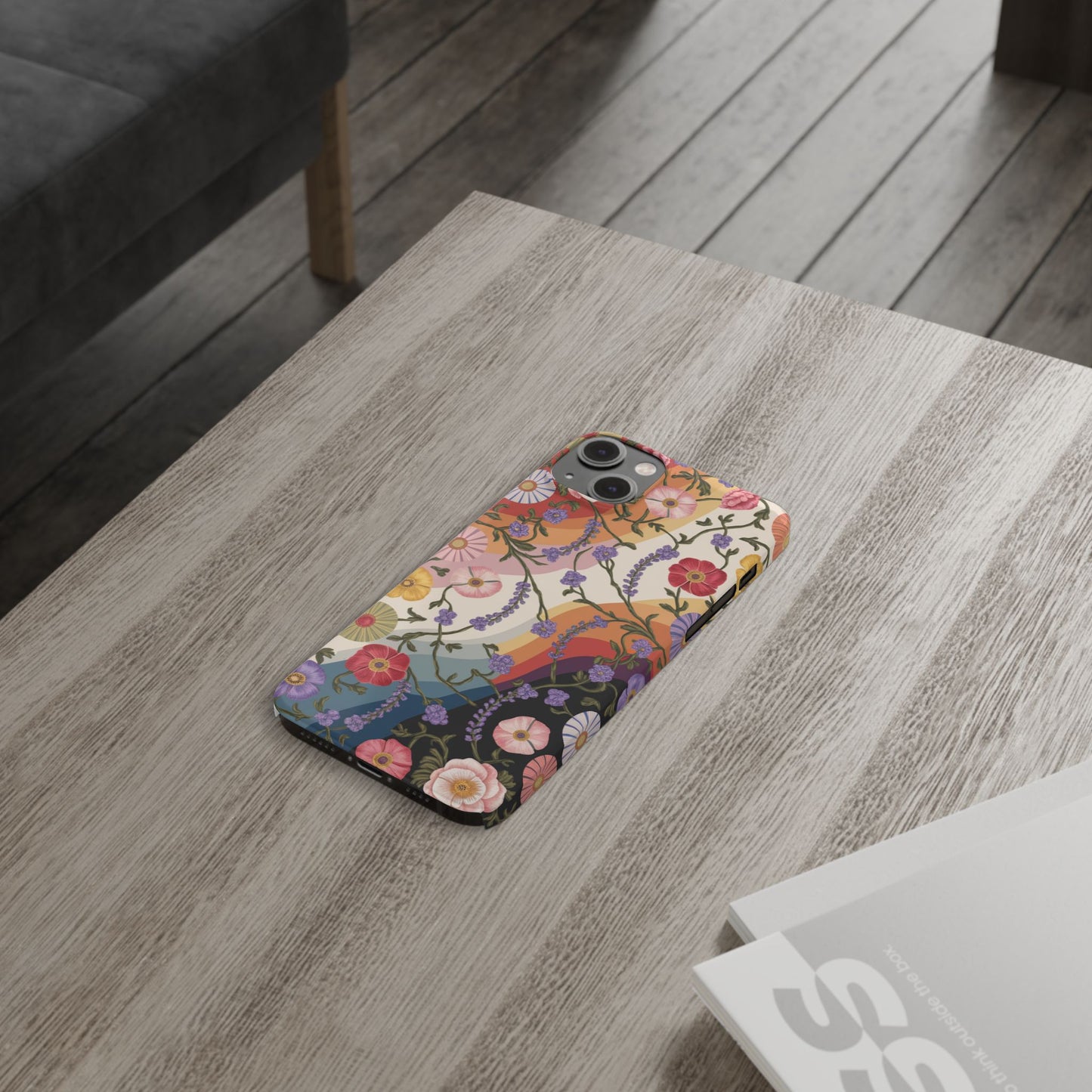 Floral Blossom Phone Case - Slim Case for Flower Lovers, Smartphone Cover, Gift for Her, Trendy Floral Design, Boho Chic Accessory