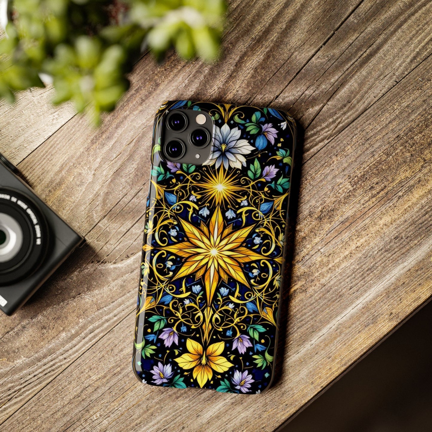 Elegant Floral Phone Case - Slim Phone Cases, Artistic Cases for Nature Lovers, Gift for Birthdays, Holidays, Spring Decor