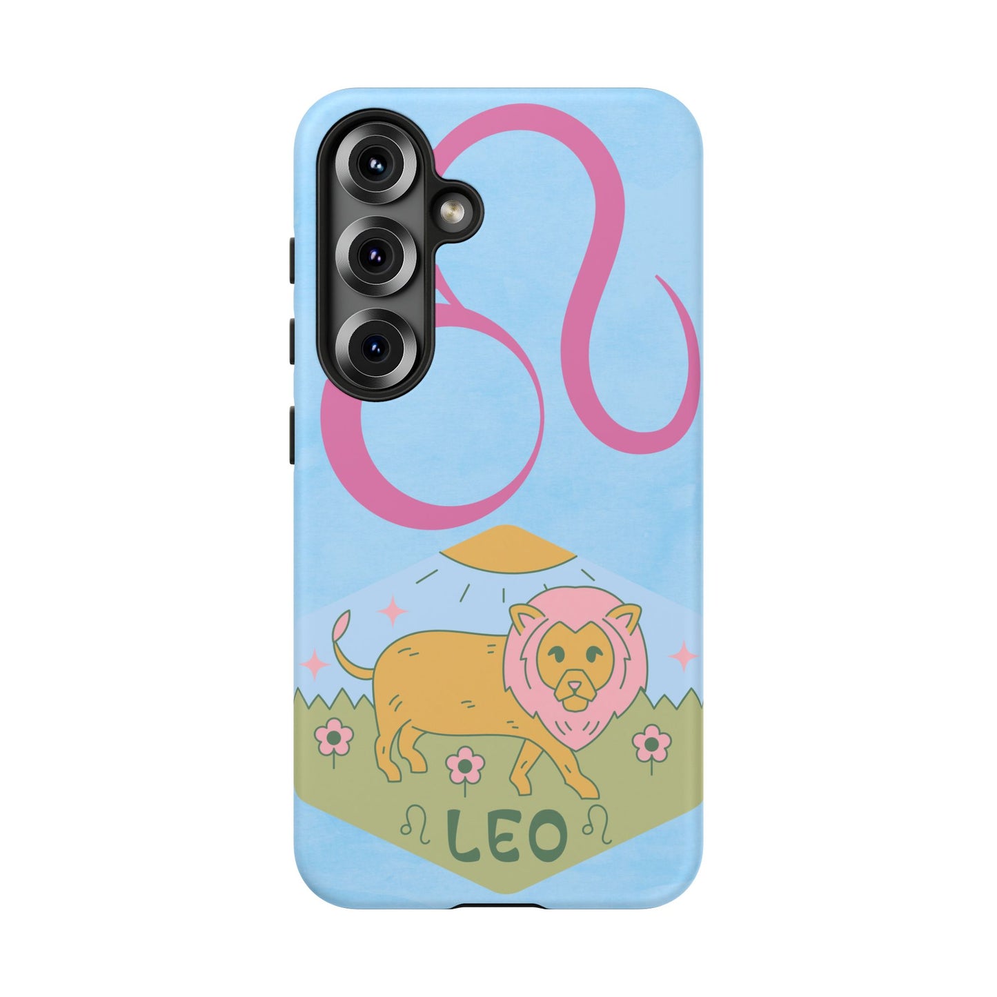 Leo Zodiac Phone Case, Astrology Gift for Her, Celestial Star Sign Cover, Birthday Gift, Compatible with iPhone, Galaxy, Google Phones