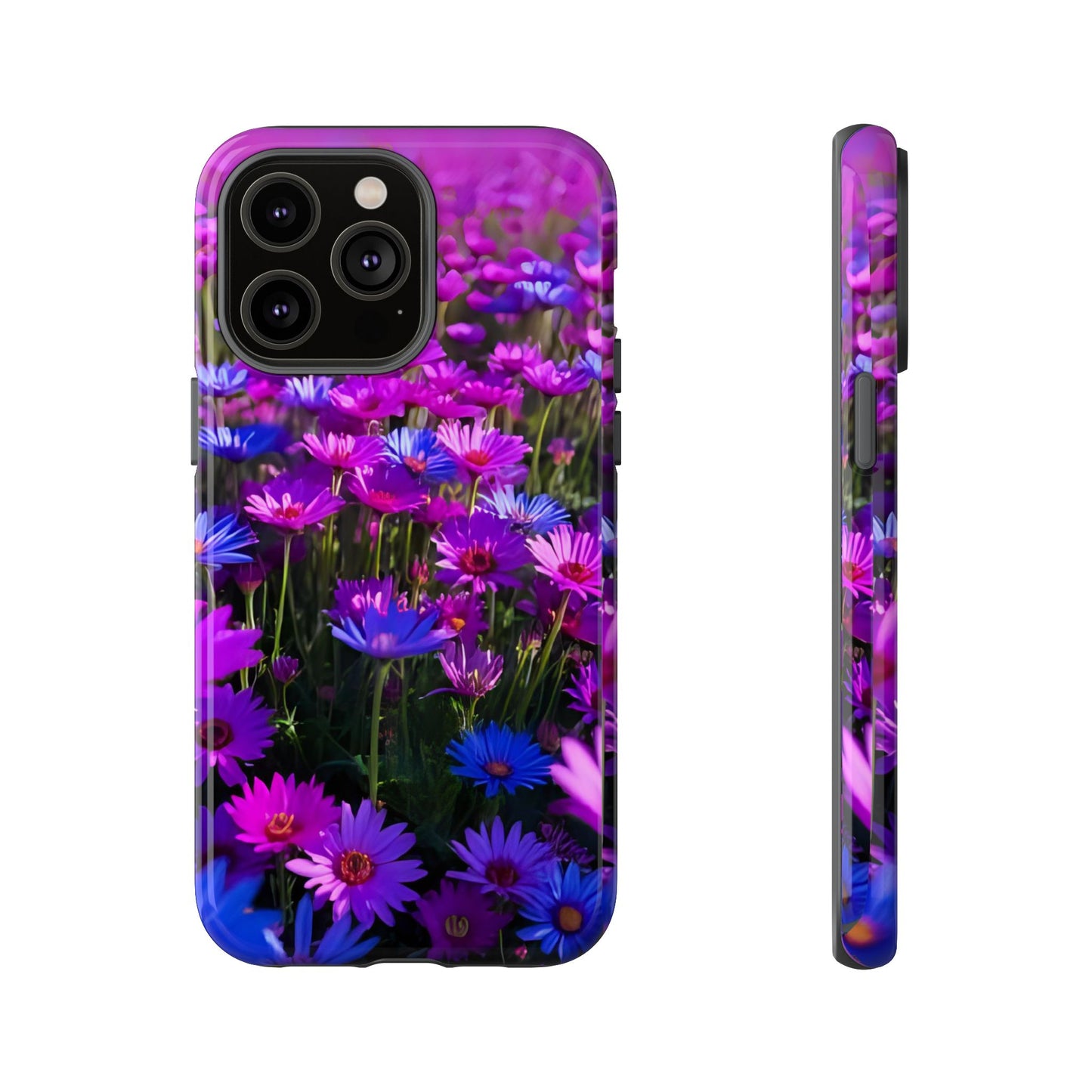 Wildflower Meadow Phone Case, Colorful Floral Garden Aesthetic, Vibrant Tough Phone Case, Compatible with iPhone, Galaxy, Google