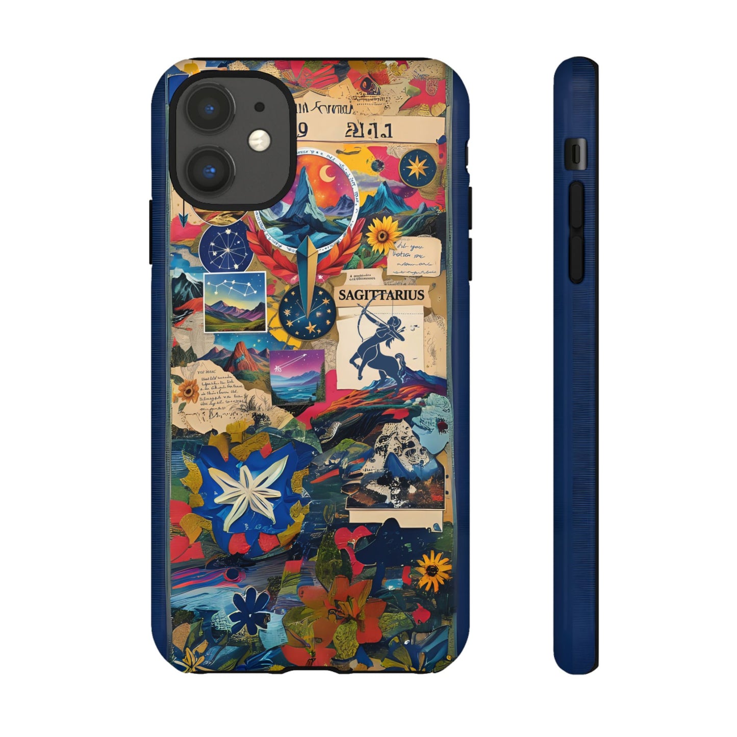 Sagittarius Zodiac Phone Case, Astrology Gift for Her, Celestial Star Sign Cover, Birthday Gift, Compatible with iPhone, Galaxy, Pixel