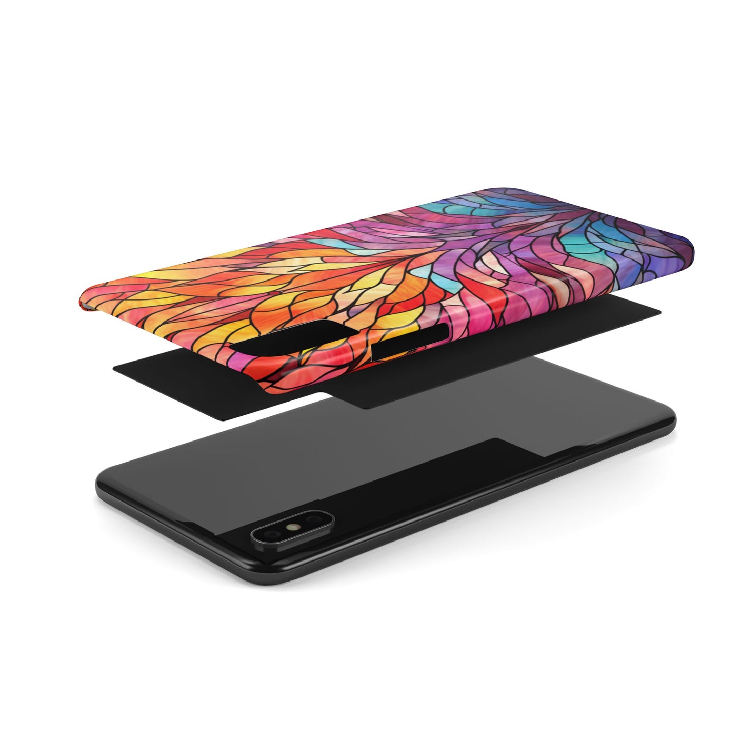 Vibrant Floral Slim Phone Cases, Colorful Smartphone Cover, Artistic Phone Skin, Unique Gift for Her, Nature-Inspired Accessory