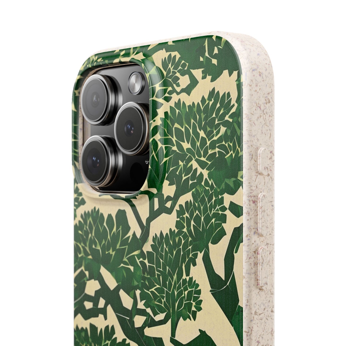 Ginger Fairy Biodegradable Phone Case, Enchanted Forest Redhead Art, Irish Green Fantasy Compatible with iPhone 17, 16, 15, 14, 13, 12, 11