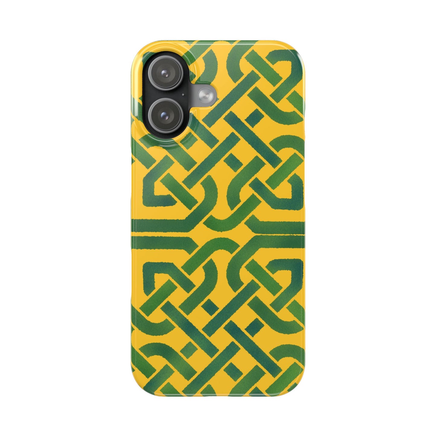 Celtic Knot Slim Phone Case, Irish Heritage Pattern Phone Cover, Celtic Art Design, Irish Culture Gift Compatible with iPhone