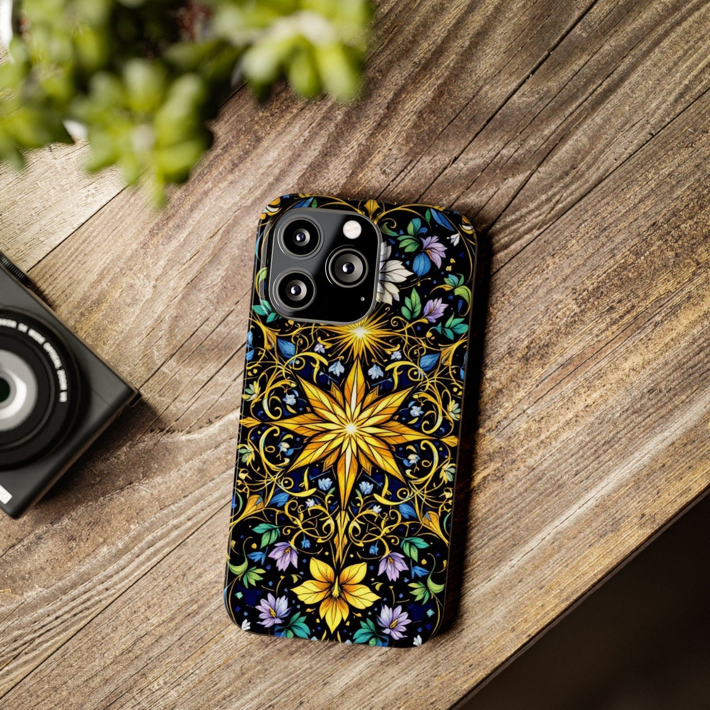 Elegant Floral Phone Case - Slim Phone Cases, Artistic Cases for Nature Lovers, Gift for Birthdays, Holidays, Spring Decor