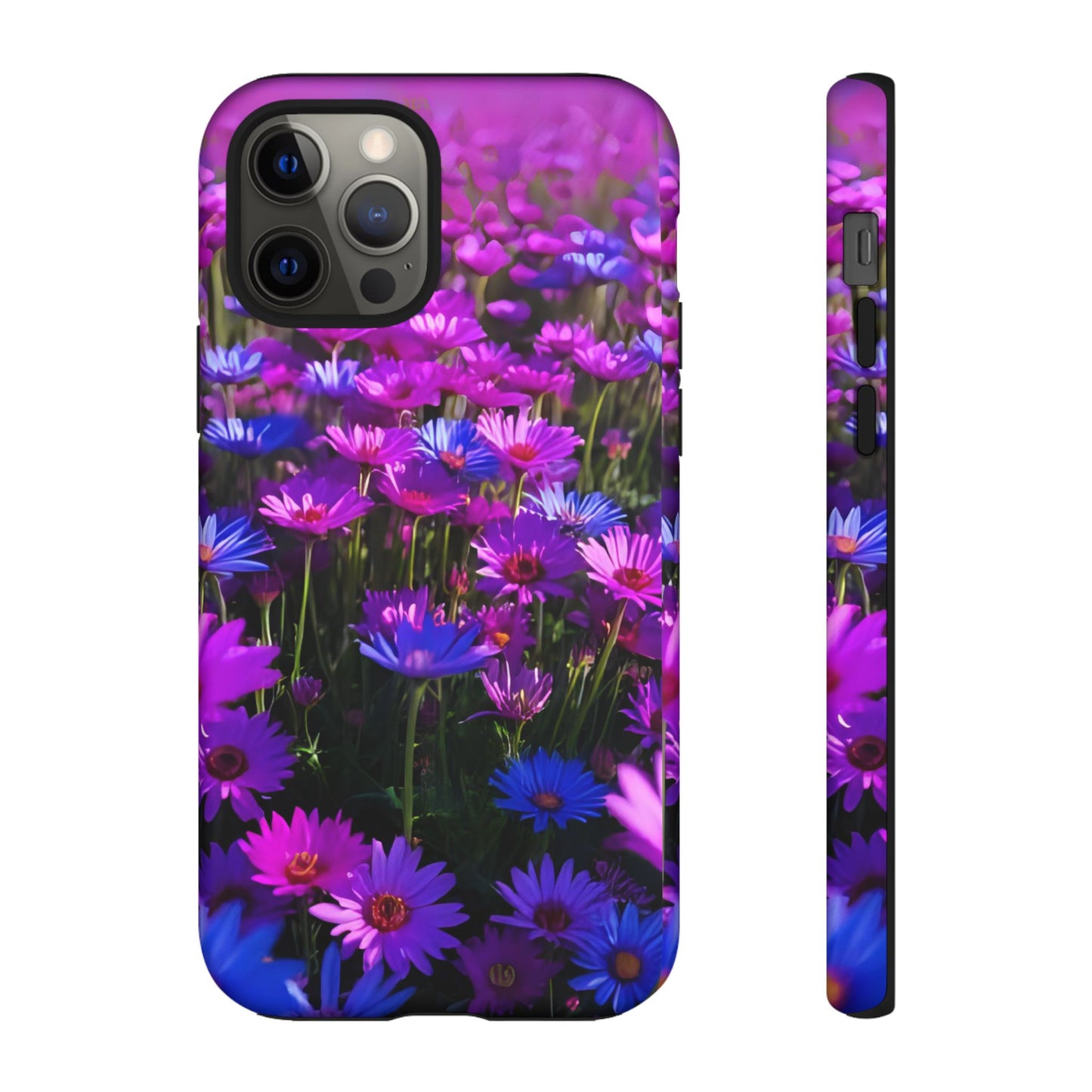 Wildflower Meadow Phone Case, Colorful Floral Garden Aesthetic, Vibrant Tough Phone Case, Compatible with iPhone, Galaxy, Google