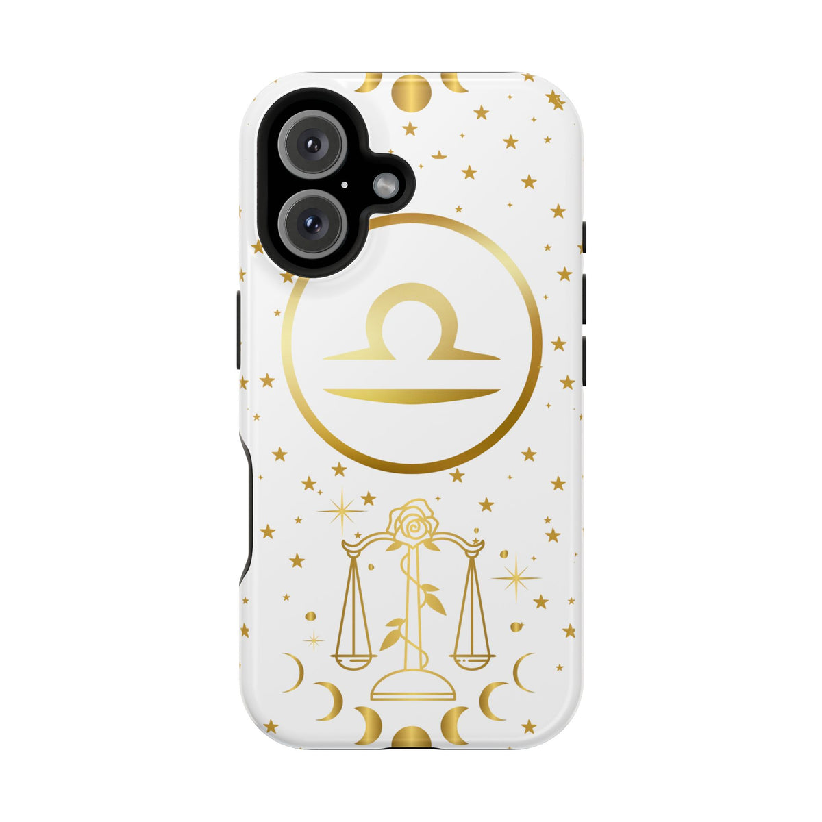 Libra Zodiac Magnetic Phone Case Astrology Gift for Her, Celestial Star Sign Cover, Birthday Gift, Compatible with iPhone 17, 16, 15, 14, 13