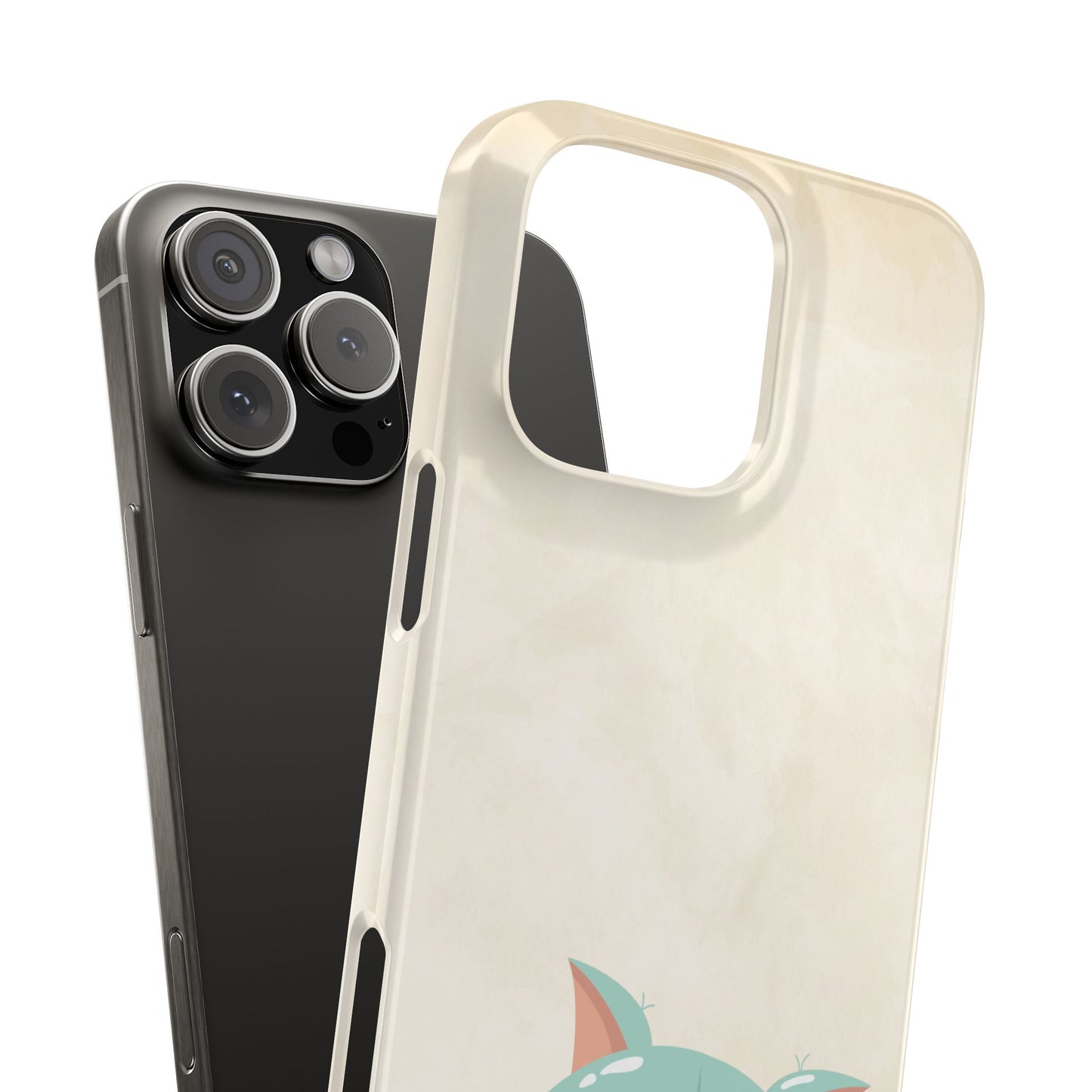 Alice in Wonderland Slim Phone Case, Cheshire Cat Phone Cover Compatible with iPhone 13, 14, 15, 16, 17