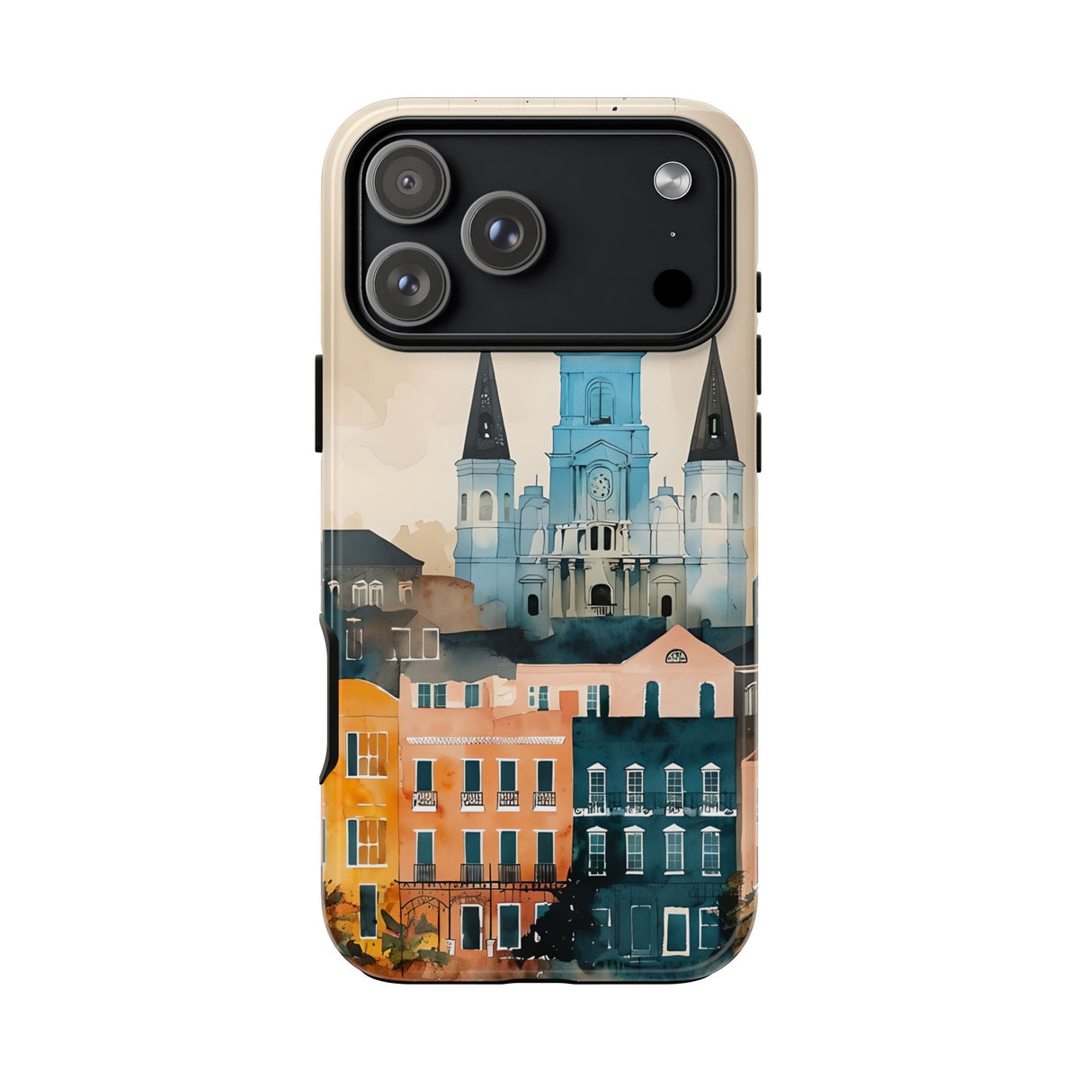 Cityscape Tough Phone Case, New Orleans Skyline, Compatible with iPhone 17, 16, 15, 14, 13, Galaxy, Google