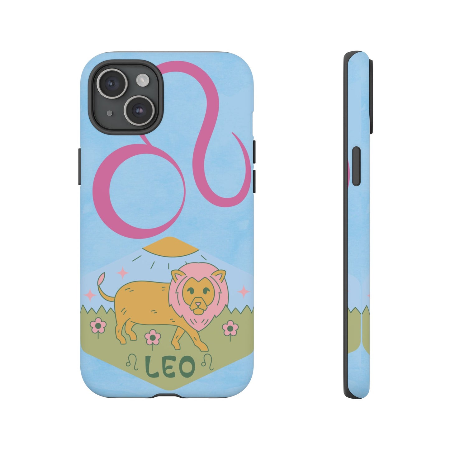 Leo Zodiac Phone Case, Astrology Gift for Her, Celestial Star Sign Cover, Birthday Gift, Compatible with iPhone, Galaxy, Google Phones