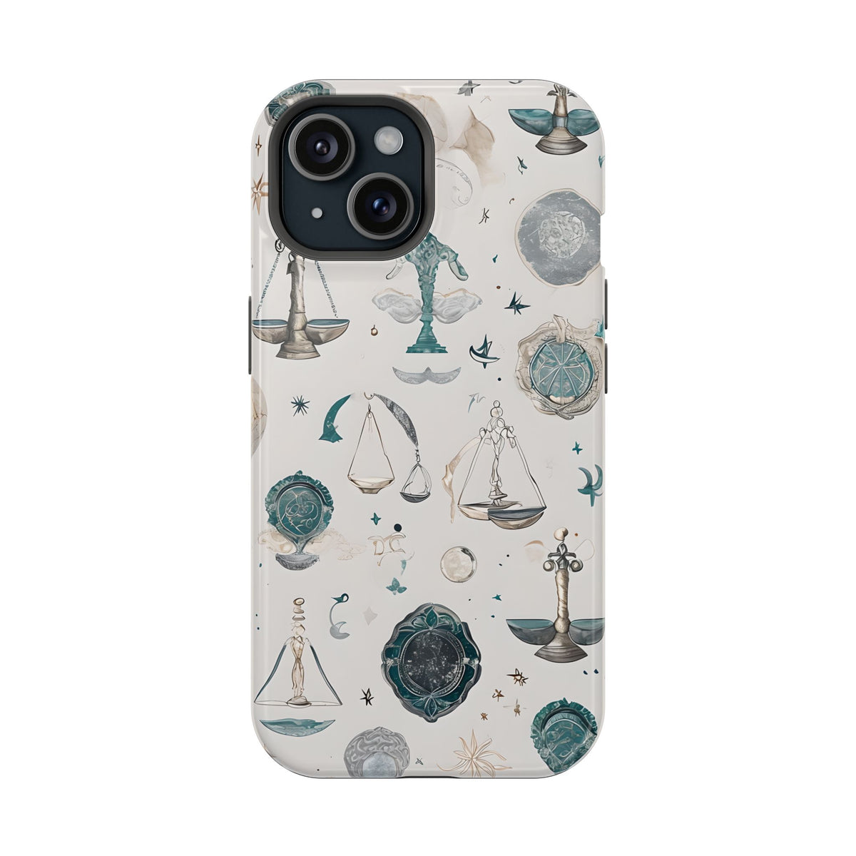 Libra Zodiac Magnetic Phone Case Astrology Gift for Her, Celestial Star Sign Cover, Birthday Gift, Compatible with iPhone 17, 16, 15, 14, 13