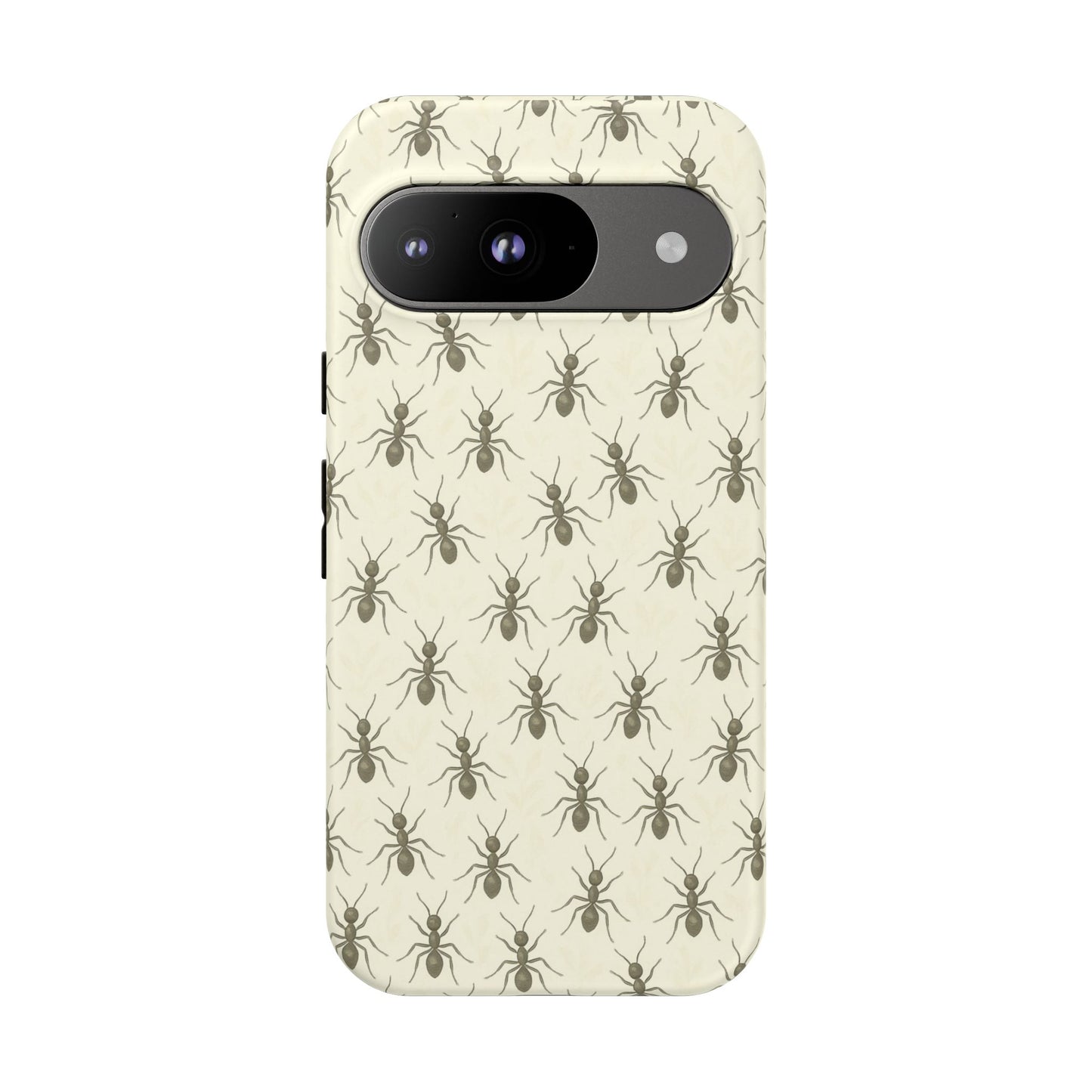 Marching Ant Pattern Tough Phone Case - Realistic Insect Art, Minimalist Nature Aesthetic, Compatible with iPhone, Galaxy, and Google Phones