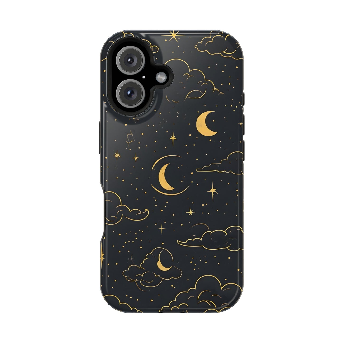 Celestial Magnetic Phone Case, Starry Night Design, Compatible with iPhone 17, 16, 15, 14, 13