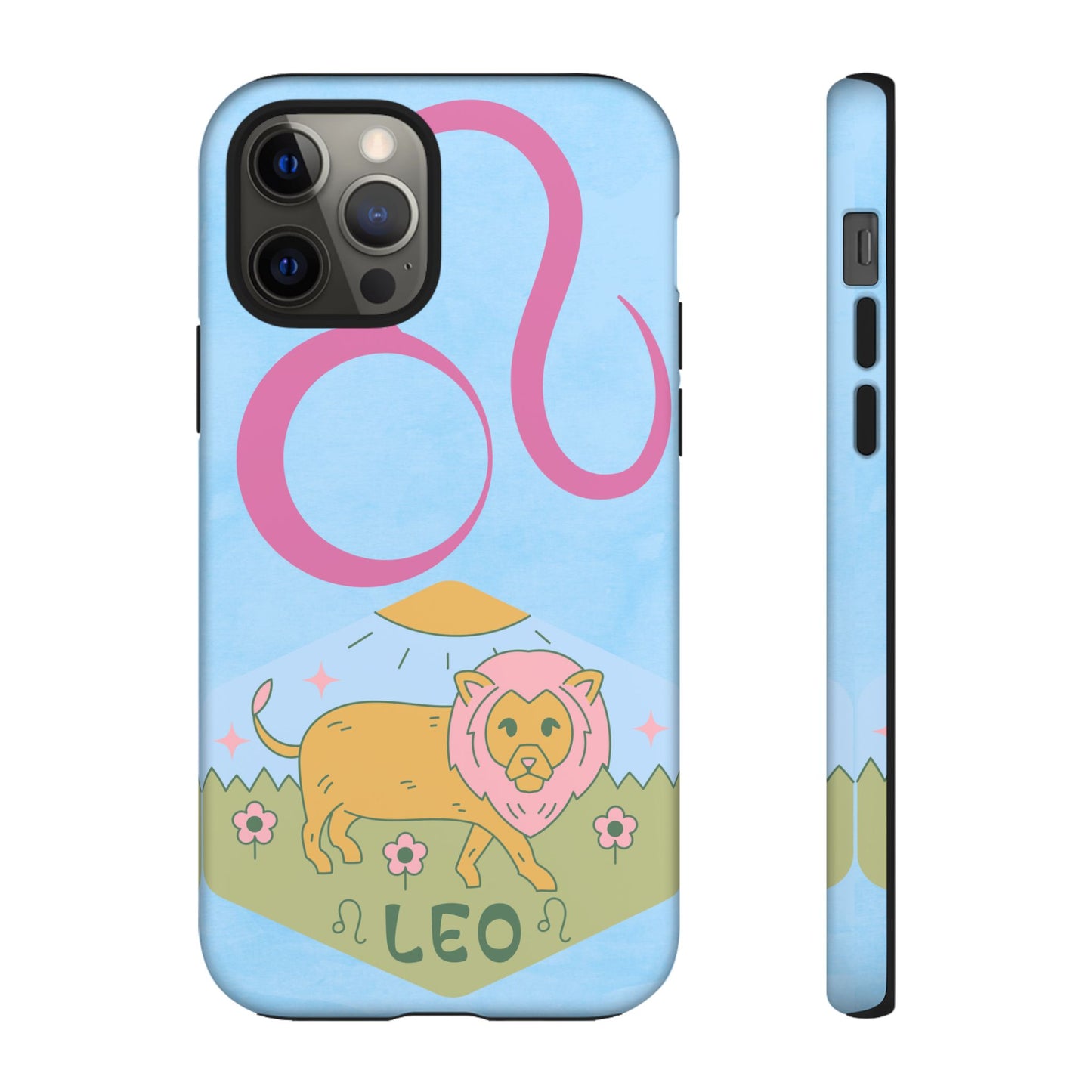 Leo Zodiac Phone Case, Astrology Gift for Her, Celestial Star Sign Cover, Birthday Gift, Compatible with iPhone, Galaxy, Google Phones