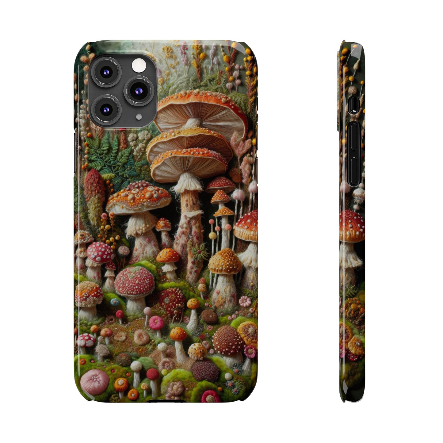 Whimsical Mushroom Slim Phone Cases - Fun, Nature-Inspired, Unique Accessories for Adorable Gift Ideas, Cute Phone Protection, [...]