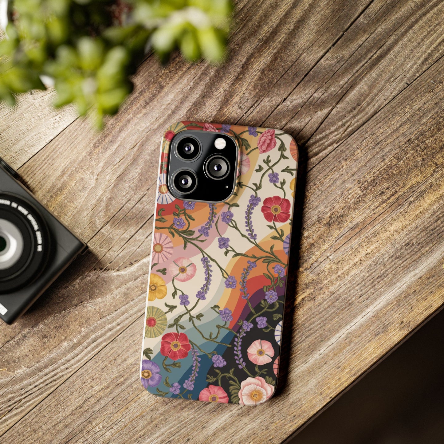 Floral Blossom Phone Case - Slim Case for Flower Lovers, Smartphone Cover, Gift for Her, Trendy Floral Design, Boho Chic Accessory