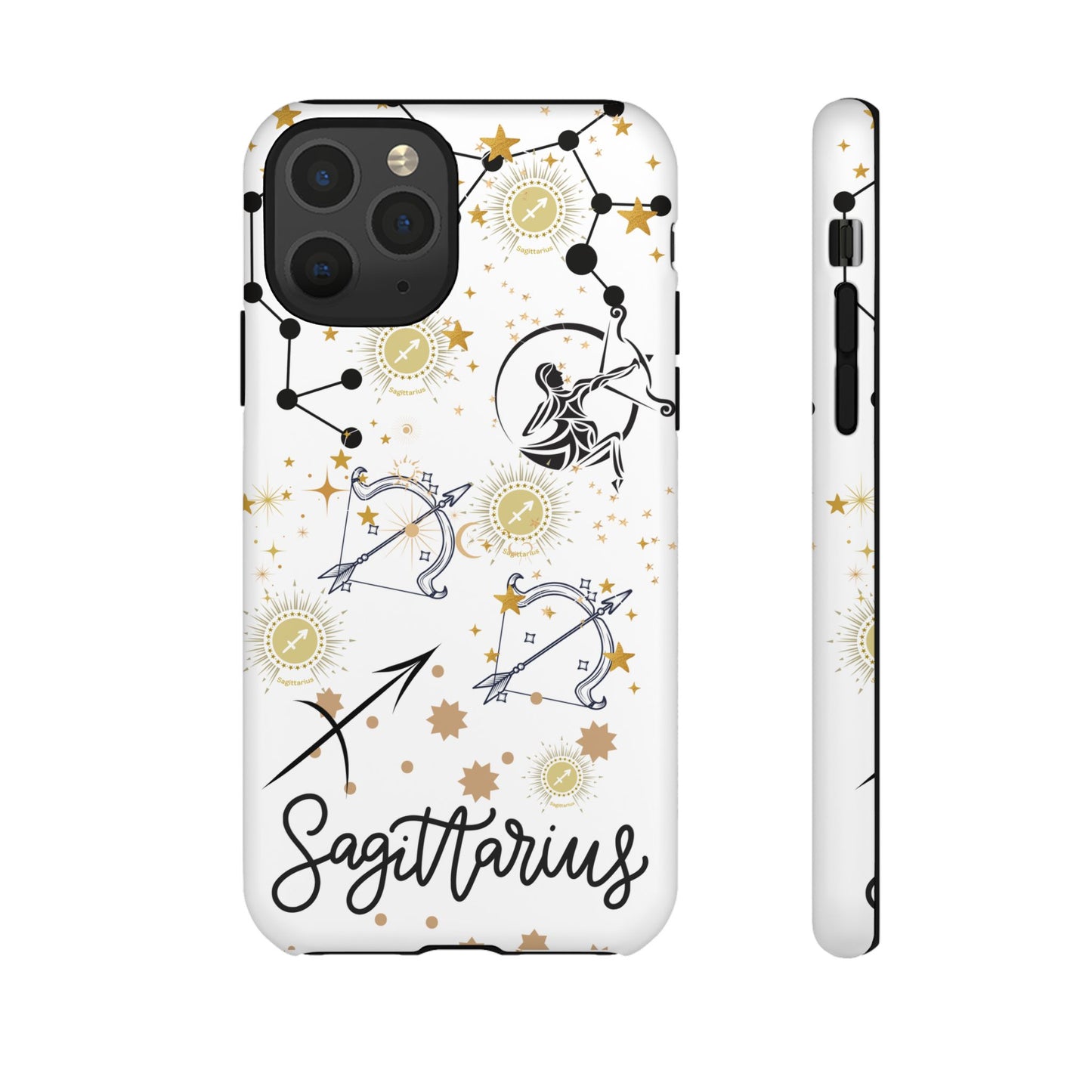 Sagittarius Zodiac Phone Case, Astrology Gift for Her, Celestial Star Sign Cover, Birthday Gift, Compatible with iPhone, Galaxy, Pixel
