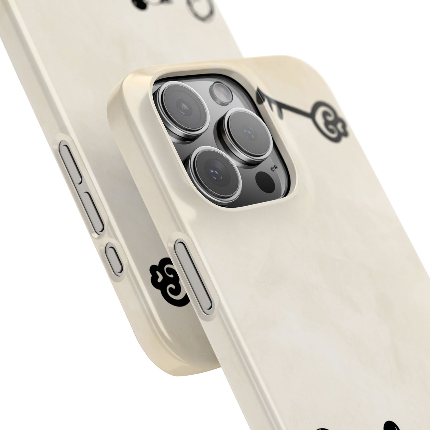 Alice in Wonderland Slim Phone Case, Tea Kettle and Cups Phone Cover, Compatible with iPhone 17, 16, 15, 14, 13