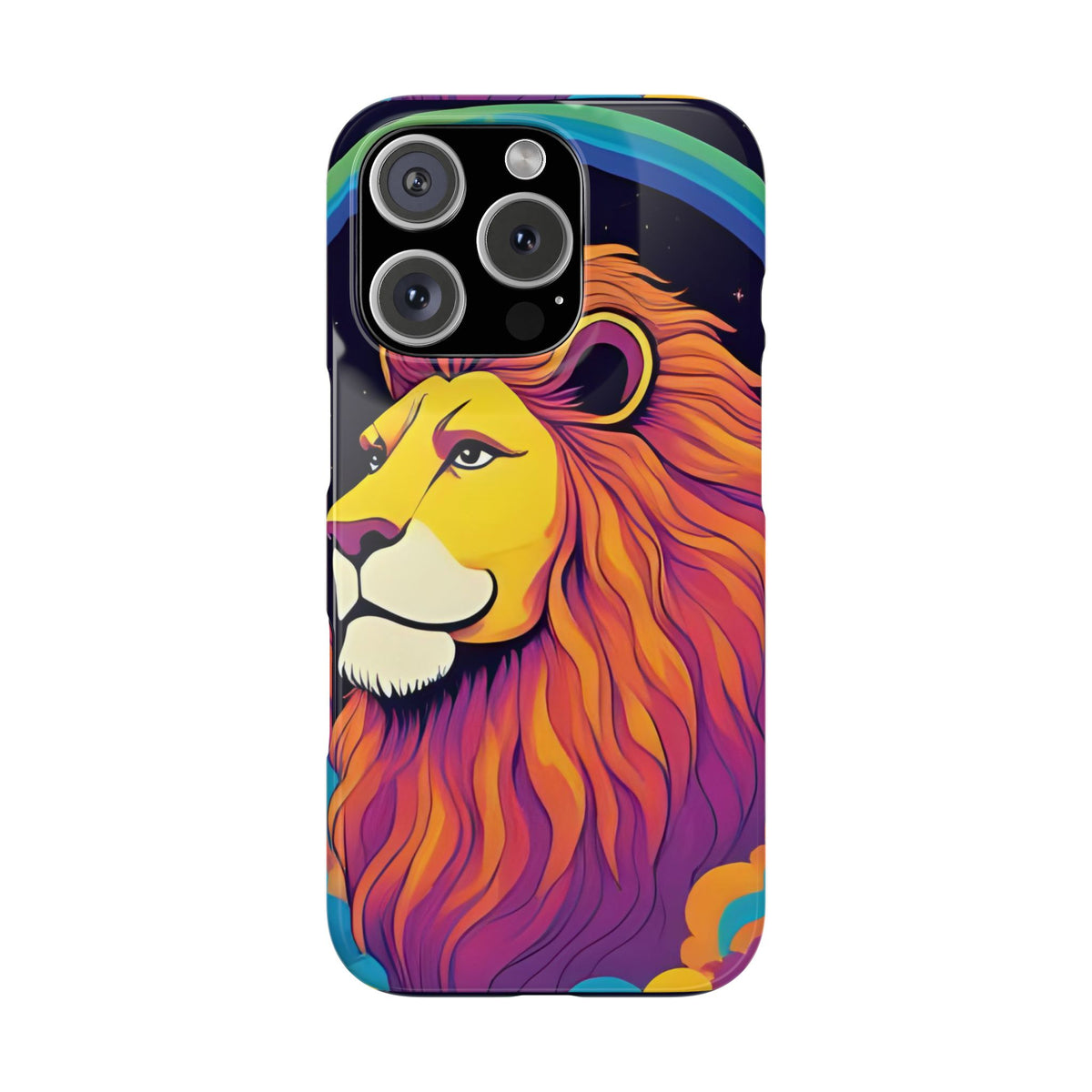 Leo Zodiac Slim Phone Case, Astrology Gift for Her, Celestial Star Sign Cover, Compatible with iPhone 17, 16, 15, 14, 13, 12, 11