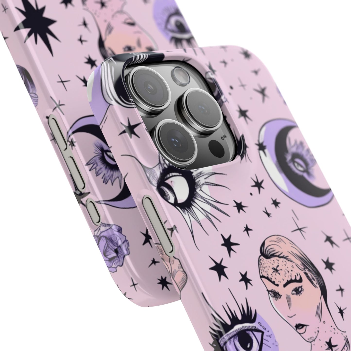 Celestial Slim Phone Cases - Stylish Cosmic Design, Personalized Phone Protectors, Astrology Gifts, Unique Phone Accessories, Moon & Stars