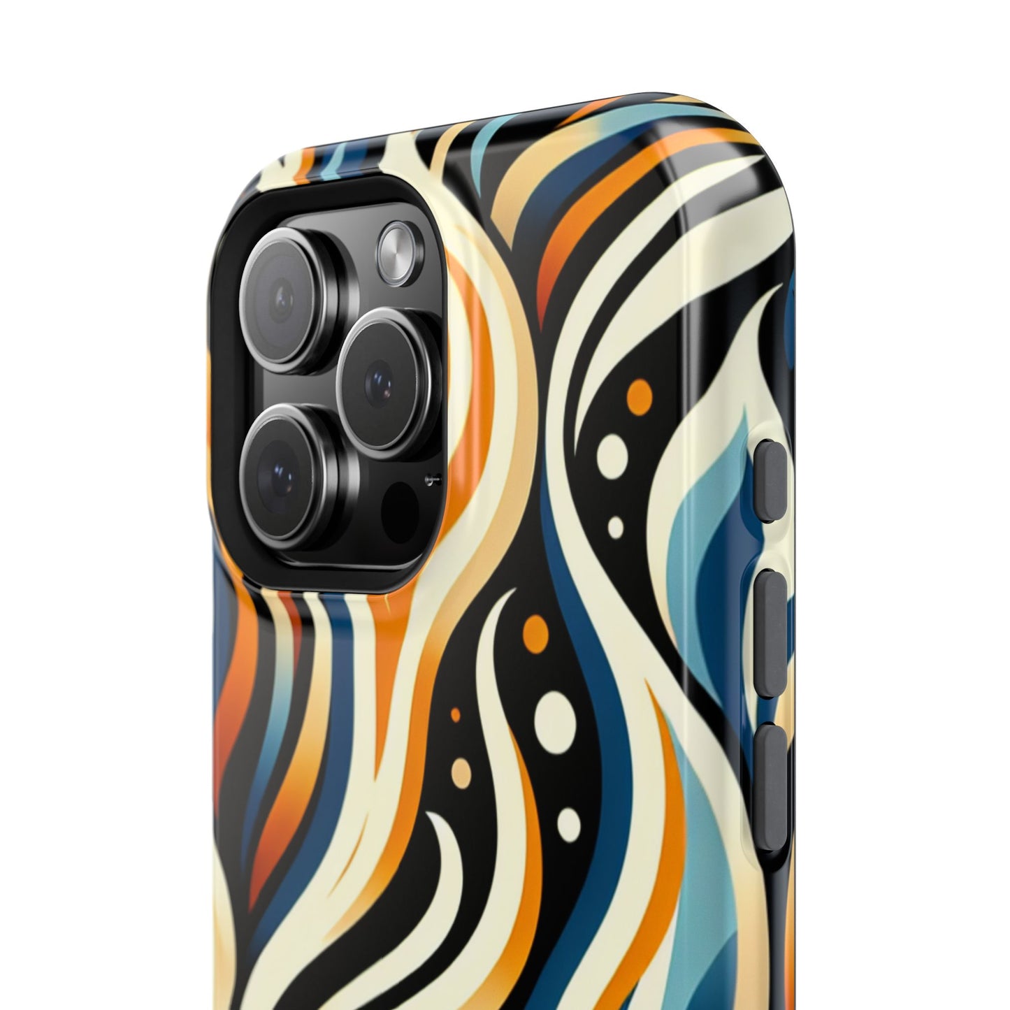 Magnetic Phone Case with Vibrant Abstract Design, Protective Cases for Adults, Trendy Tech Accessories, Gift for Her, Fashionable [...]