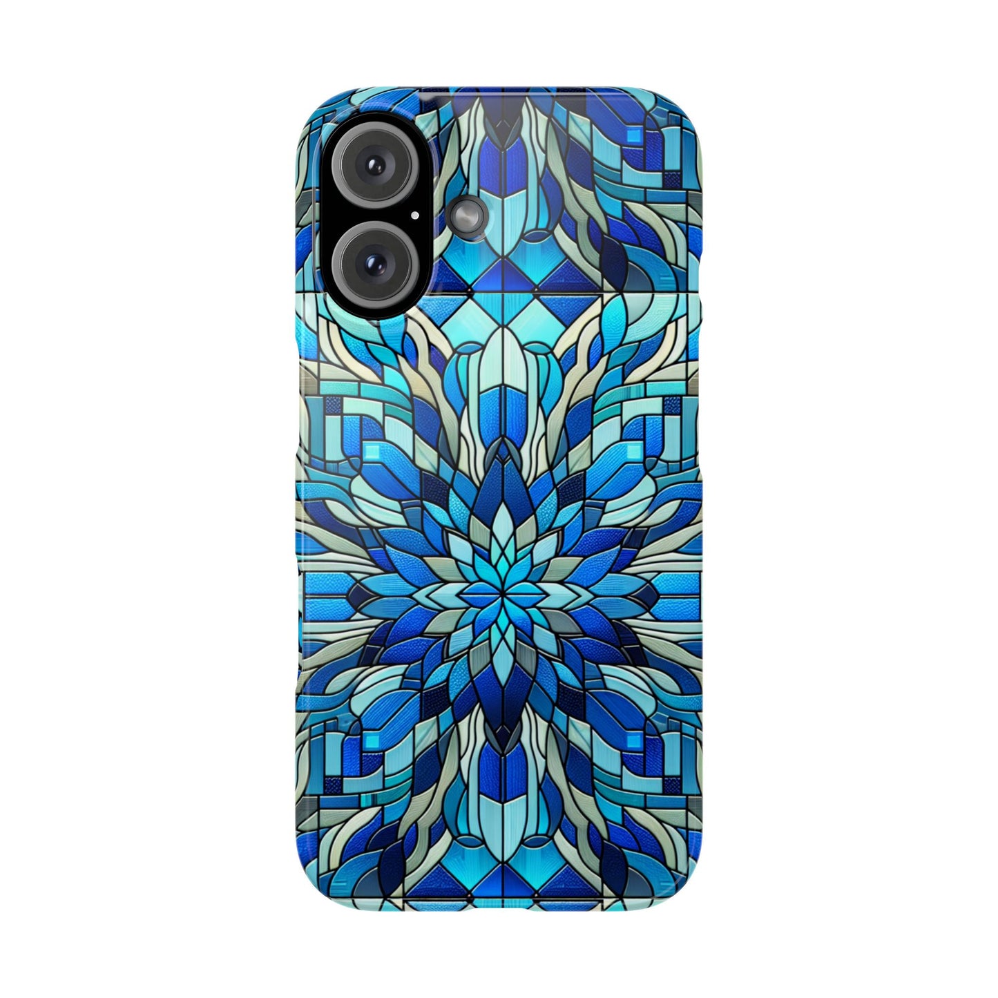 Stained Glass Slim Phone Cases, Floral Phone Covers, Unique Gifts, Artistic Phone Skins, Smartphone Accessories, Stylish Cases