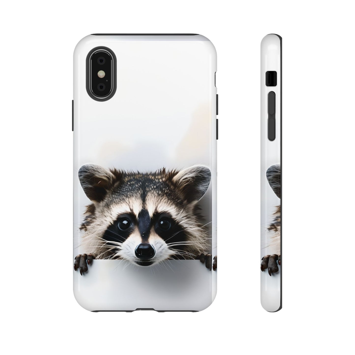 Raccoon Phone Case - Cute Animal Lover Gift, Wildlife Nature Tough Phone Case, Compatible with iPhone, Galaxy, Google Phones